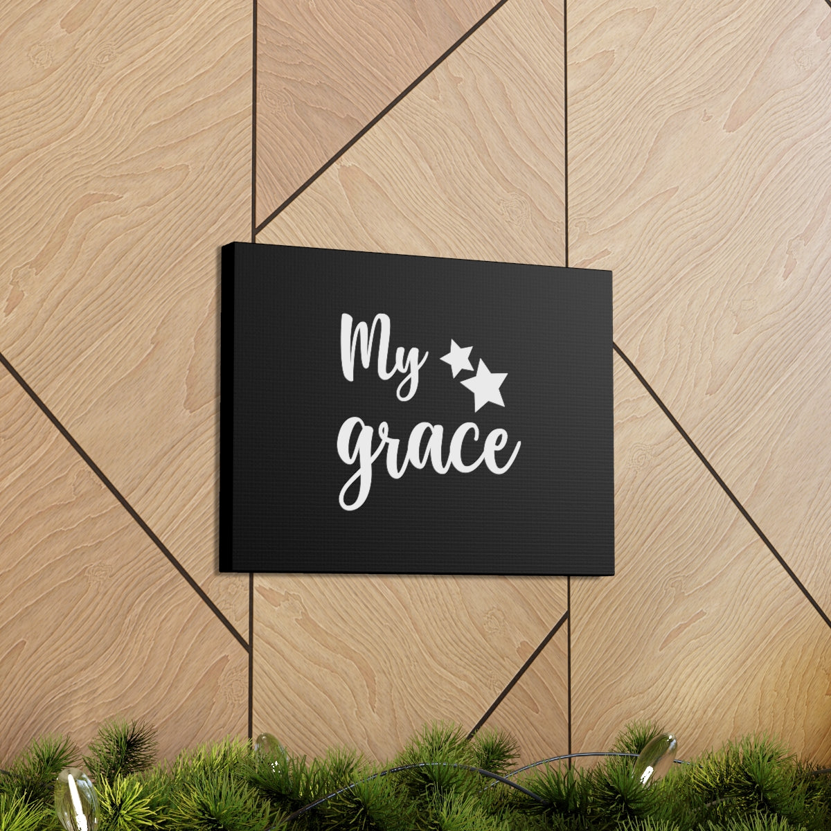 Scripture Walls My Grace 2 Corinthians 12:8-9 Christian Wall Art Bible Verse Print Ready to Hang Unframed-Express Your Love Gifts