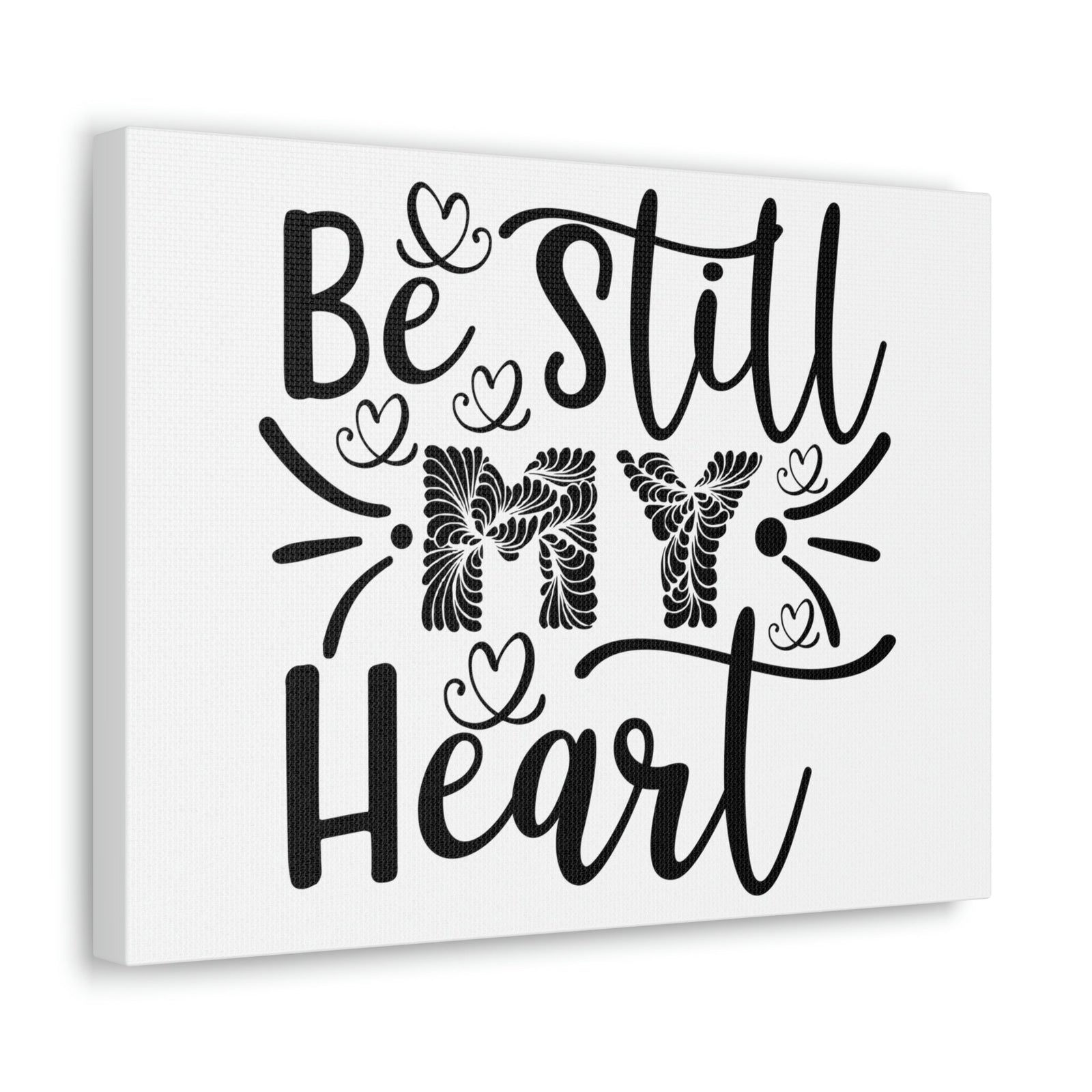 Scripture Walls My Heart Psalm 37:7 Christian Wall Art Print Ready to Hang Unframed-Express Your Love Gifts