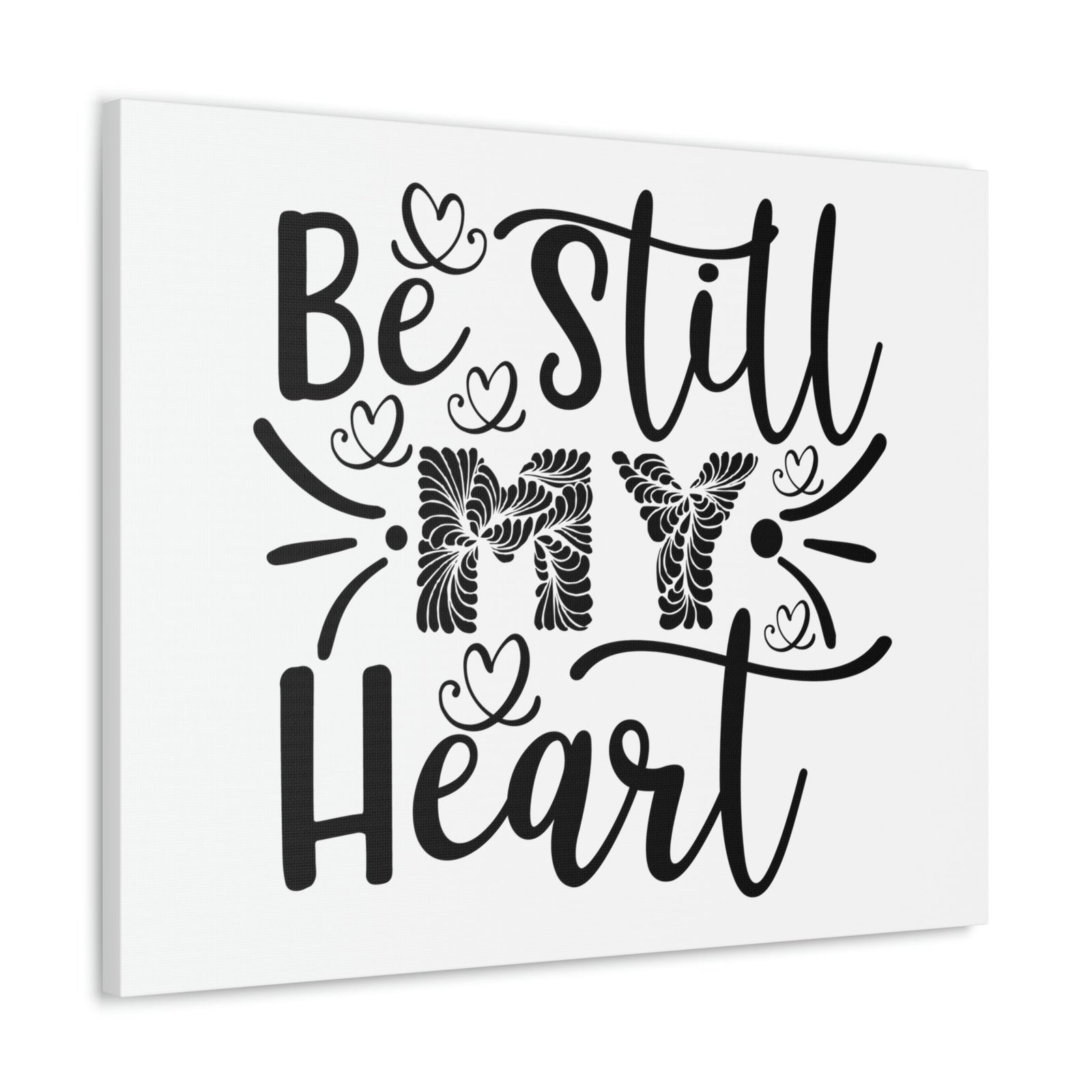 Scripture Walls My Heart Psalm 37:7 Christian Wall Art Print Ready to Hang Unframed-Express Your Love Gifts