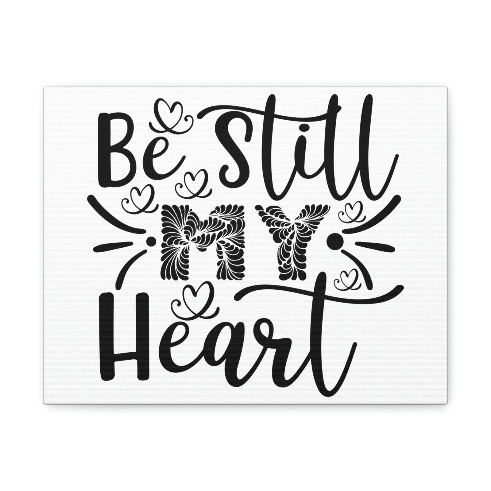 Scripture Walls My Heart Psalm 37:7 Christian Wall Art Print Ready to Hang Unframed-Express Your Love Gifts