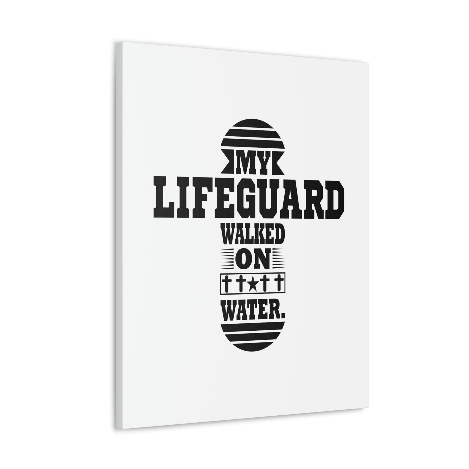Scripture Walls My Lifeguard Walked On Water Matthew 14:29-31 Christian Wall Art Bible Verse Print Ready to Hang Unframed-Express Your Love Gifts