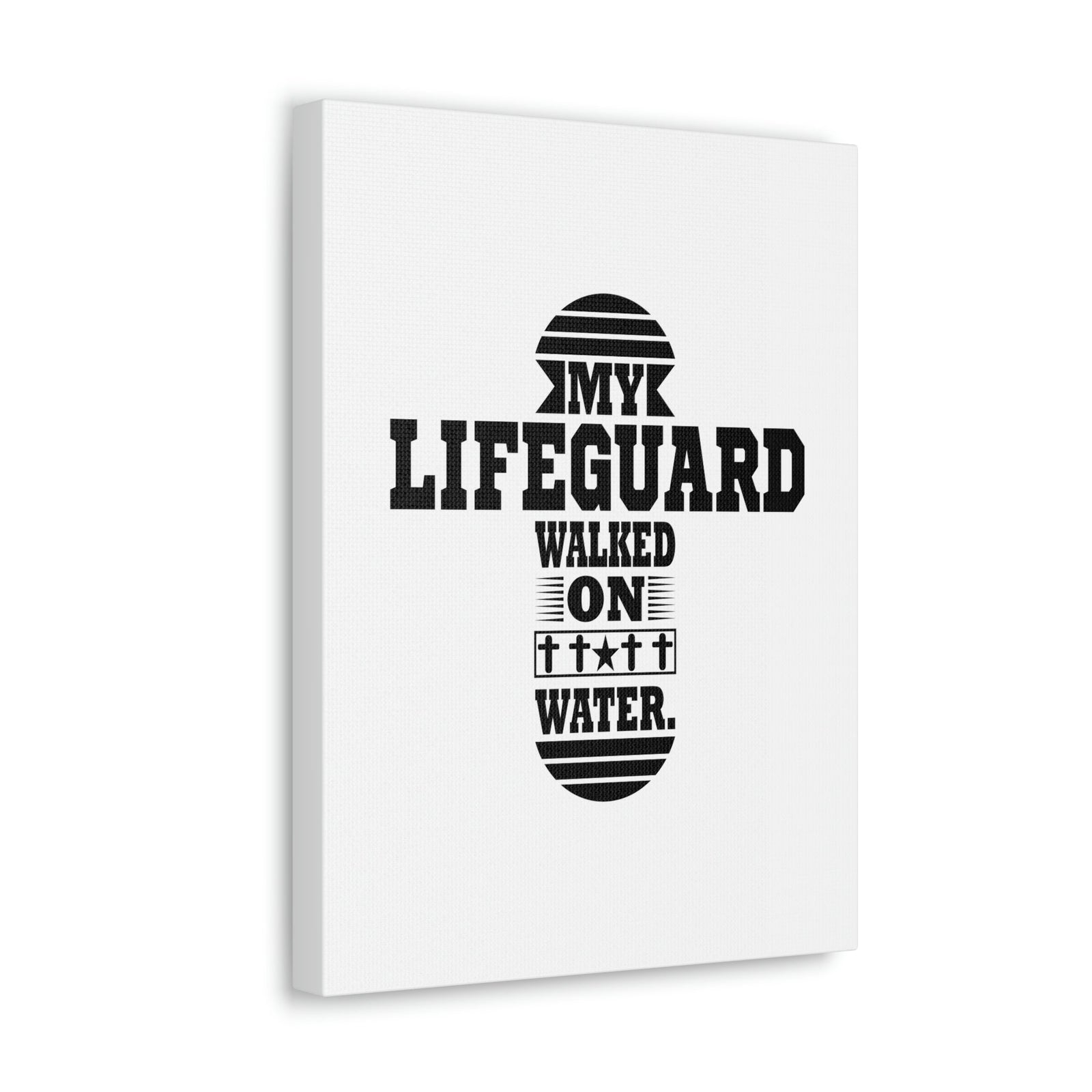 Scripture Walls My Lifeguard Walked On Water Matthew 14:29-31 Christian Wall Art Bible Verse Print Ready to Hang Unframed-Express Your Love Gifts