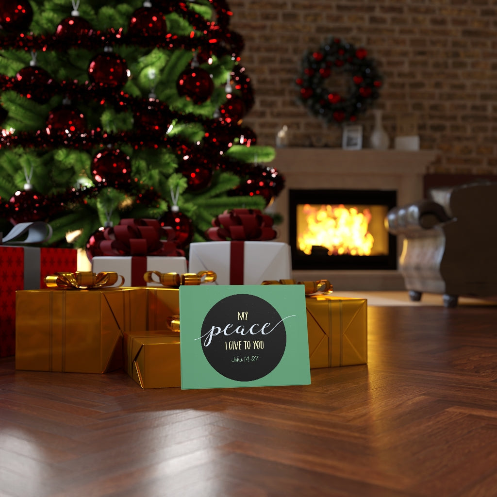 Scripture Walls My Peace I Give To You John 14:27 Bible Verse Canvas Christian Wall Art Ready to Hang Unframed-Express Your Love Gifts