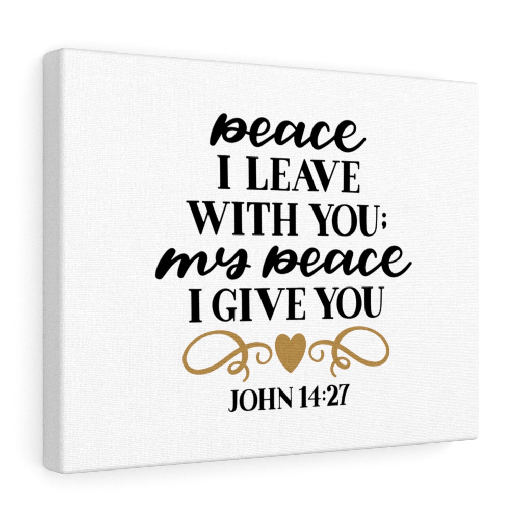 Scripture Walls My Peace John 14:27 Bible Verse Canvas Christian Wall Art Ready to Hang Unframed-Express Your Love Gifts