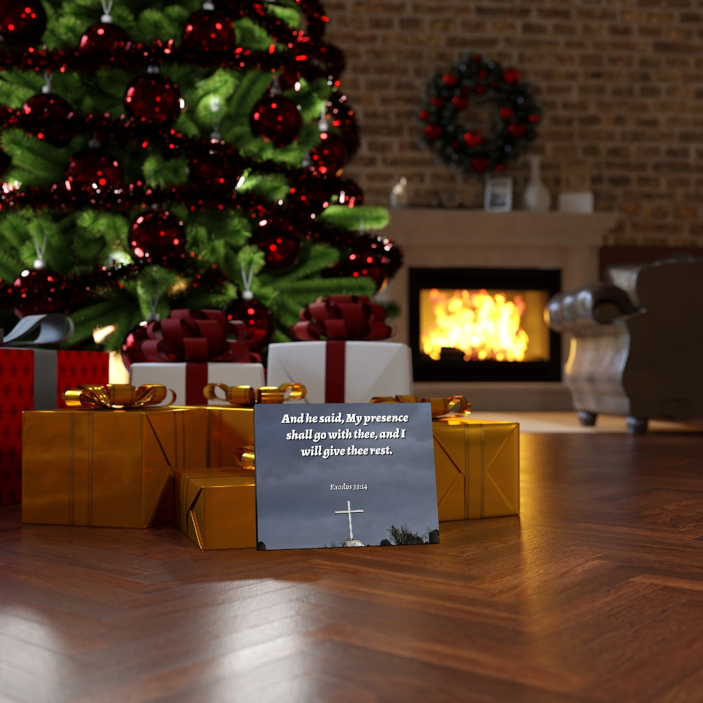 Scripture Walls My Presence Exodus 33:14 Bible Verse Canvas Christian Wall Art Ready to Hang Unframed-Express Your Love Gifts