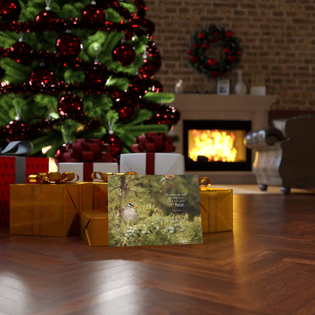 Scripture Walls My Presence Exodus 53:14 Bible Verse Canvas Christian Wall Art Ready to Hang Unframed-Express Your Love Gifts