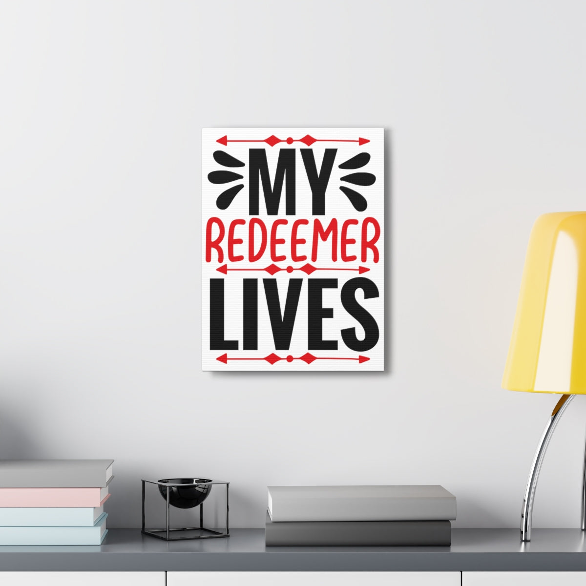 Scripture Walls My Redeemer Lives Isaiah 48:17 Christian Wall Art Print Ready to Hang Unframed-Express Your Love Gifts