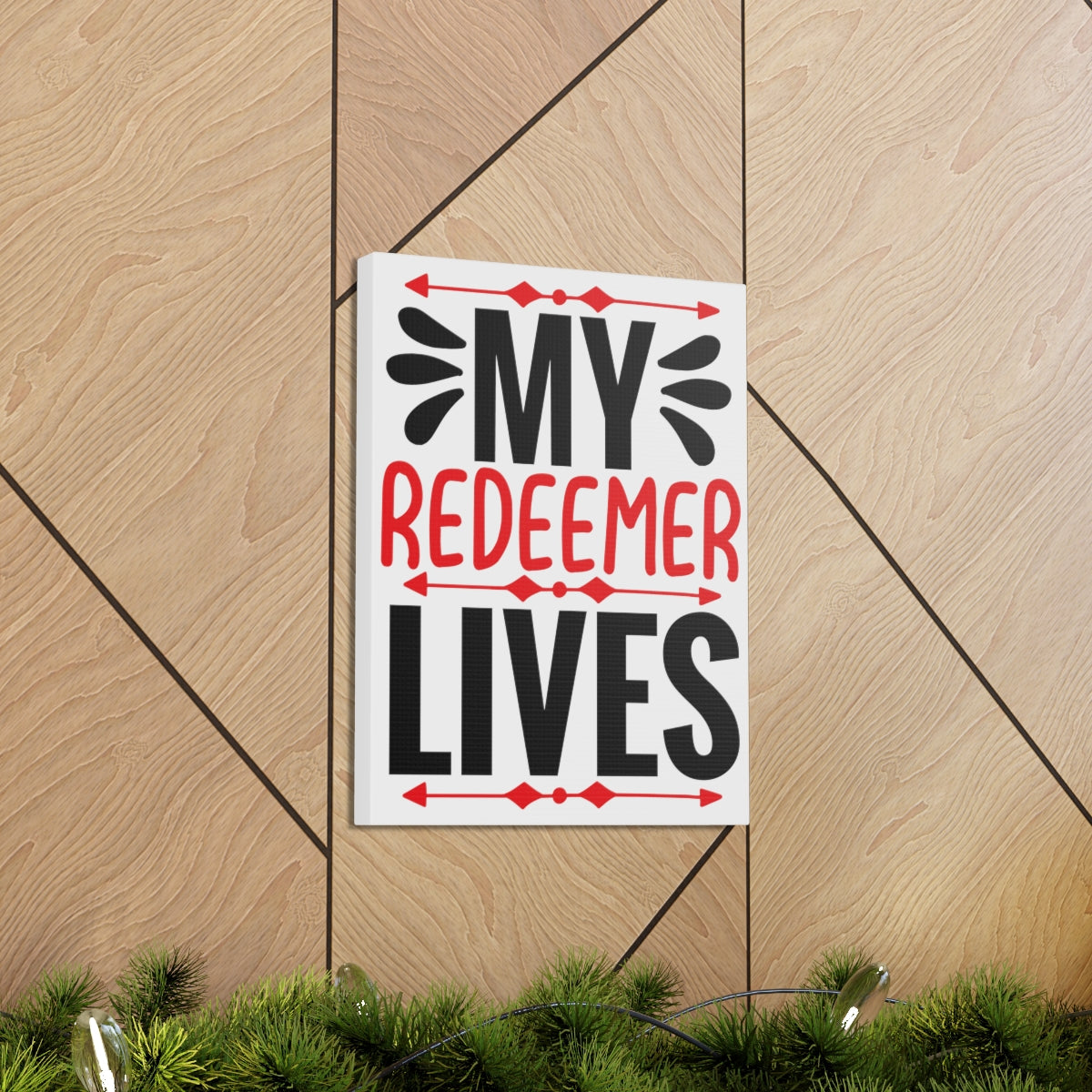 Scripture Walls My Redeemer Lives Isaiah 48:17 Christian Wall Art Print Ready to Hang Unframed-Express Your Love Gifts