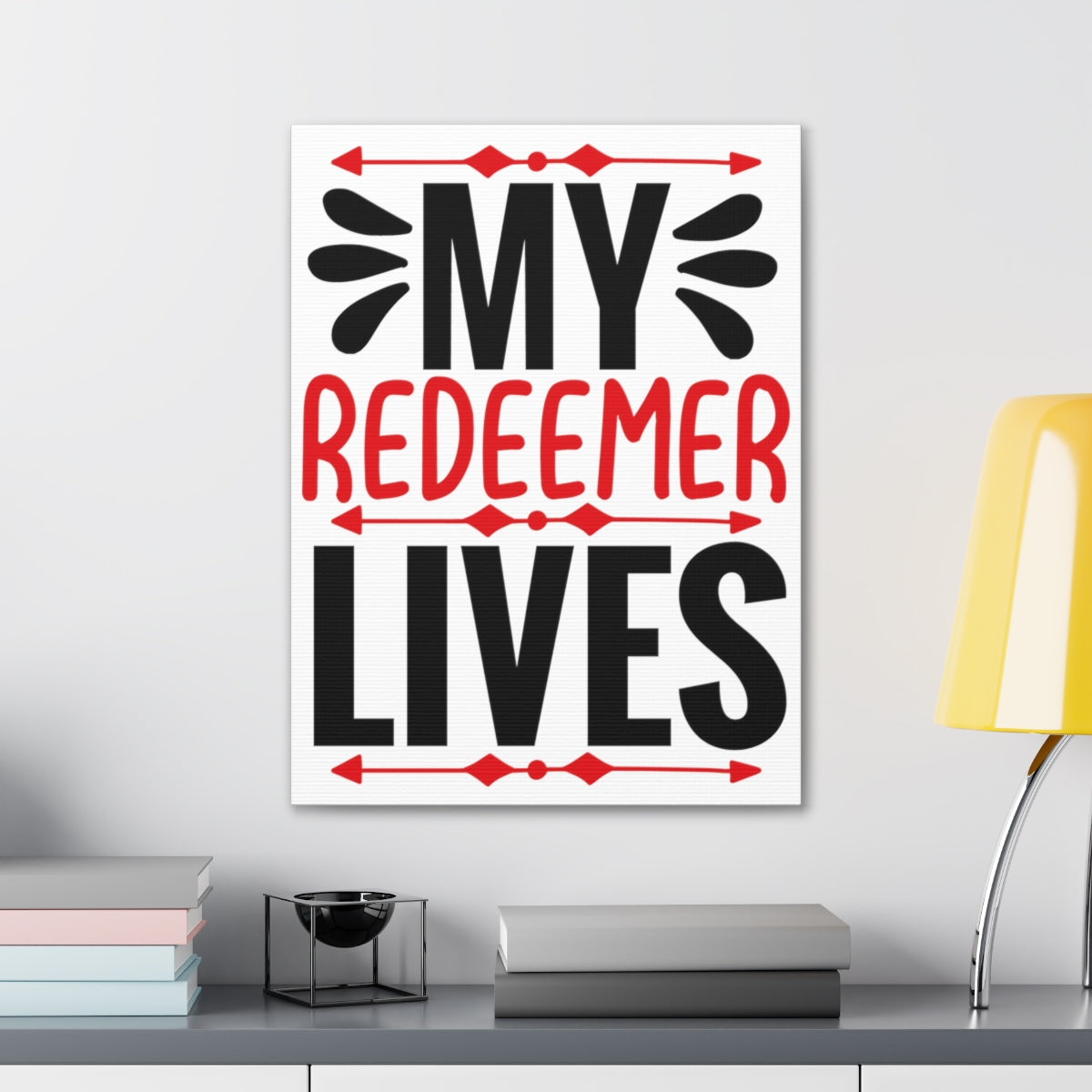 Scripture Walls My Redeemer Lives Isaiah 48:17 Christian Wall Art Print Ready to Hang Unframed-Express Your Love Gifts