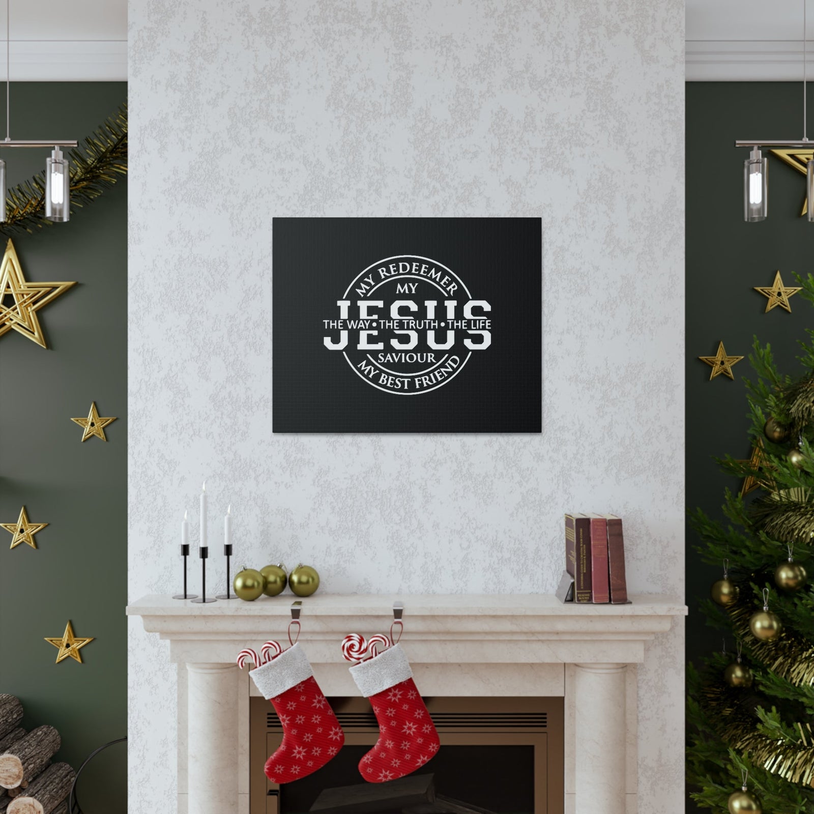Scripture Walls My Redeemer My Jesus Isaiah 12:2 Christian Wall Art Bible Verse Print Ready to Hang Unframed-Express Your Love Gifts