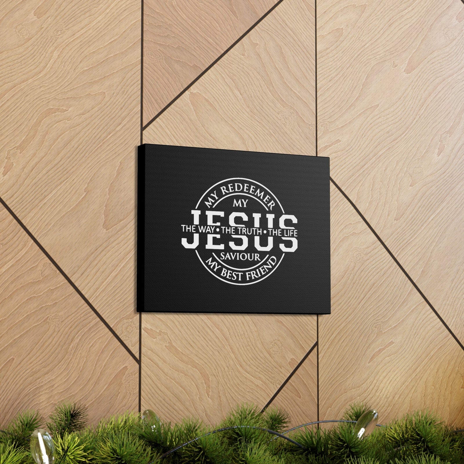 Scripture Walls My Redeemer My Jesus Isaiah 12:2 Christian Wall Art Bible Verse Print Ready to Hang Unframed-Express Your Love Gifts
