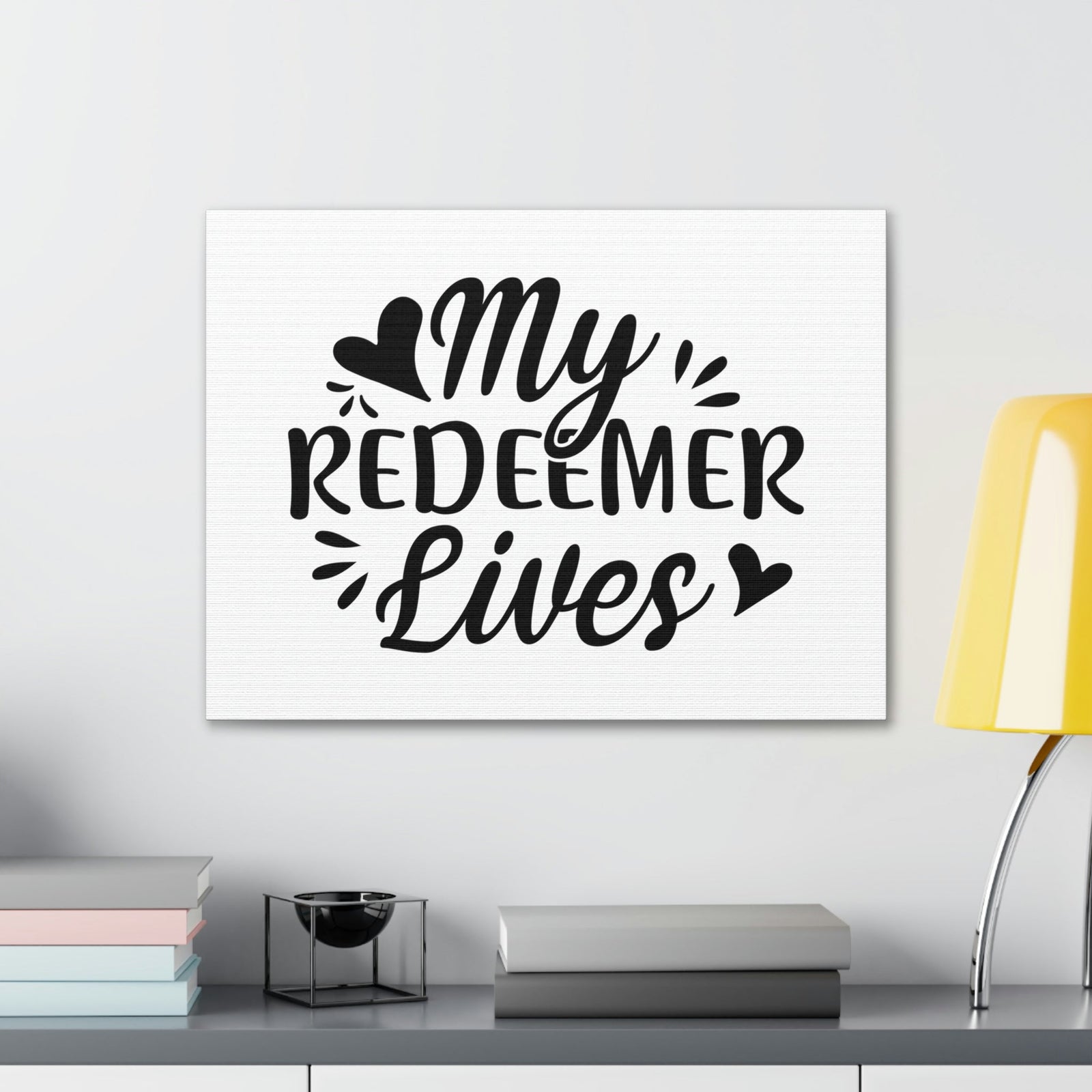 Scripture Walls My Redeemer Proverbs 19:25 Heart Christian Wall Art Print Ready to Hang Unframed-Express Your Love Gifts