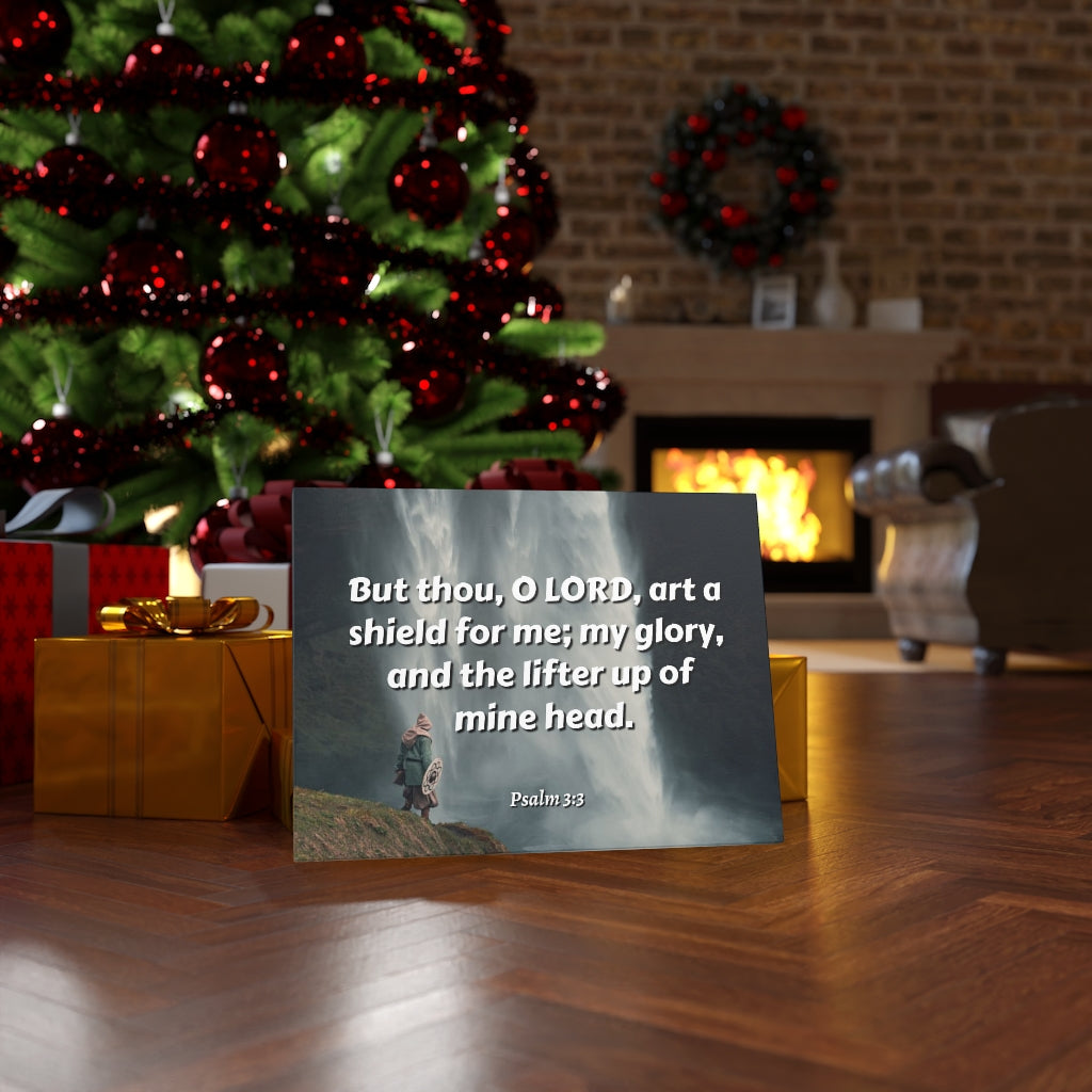 Scripture Walls My Shield Psalm 3:3 Bible Verse Canvas Christian Wall Art Ready to Hang Unframed-Express Your Love Gifts