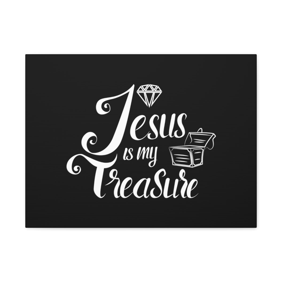 Scripture Walls My Treasure Black Philippians 4:19 Christian Wall Art Bible Verse Print Ready to Hang Unframed-Express Your Love Gifts