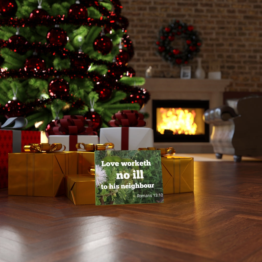 Scripture Walls Neighbor Romans 13:10 Bible Verse Canvas Christian Wall Art Ready to Hang Unframed-Express Your Love Gifts