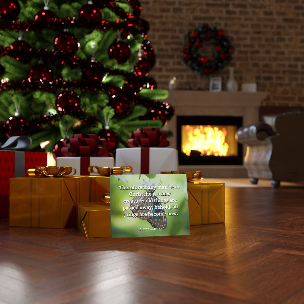 Scripture Walls New Creature 2 Corinthians 5:17 Bible Verse Canvas Christian Wall Art Ready to Hang Unframed-Express Your Love Gifts