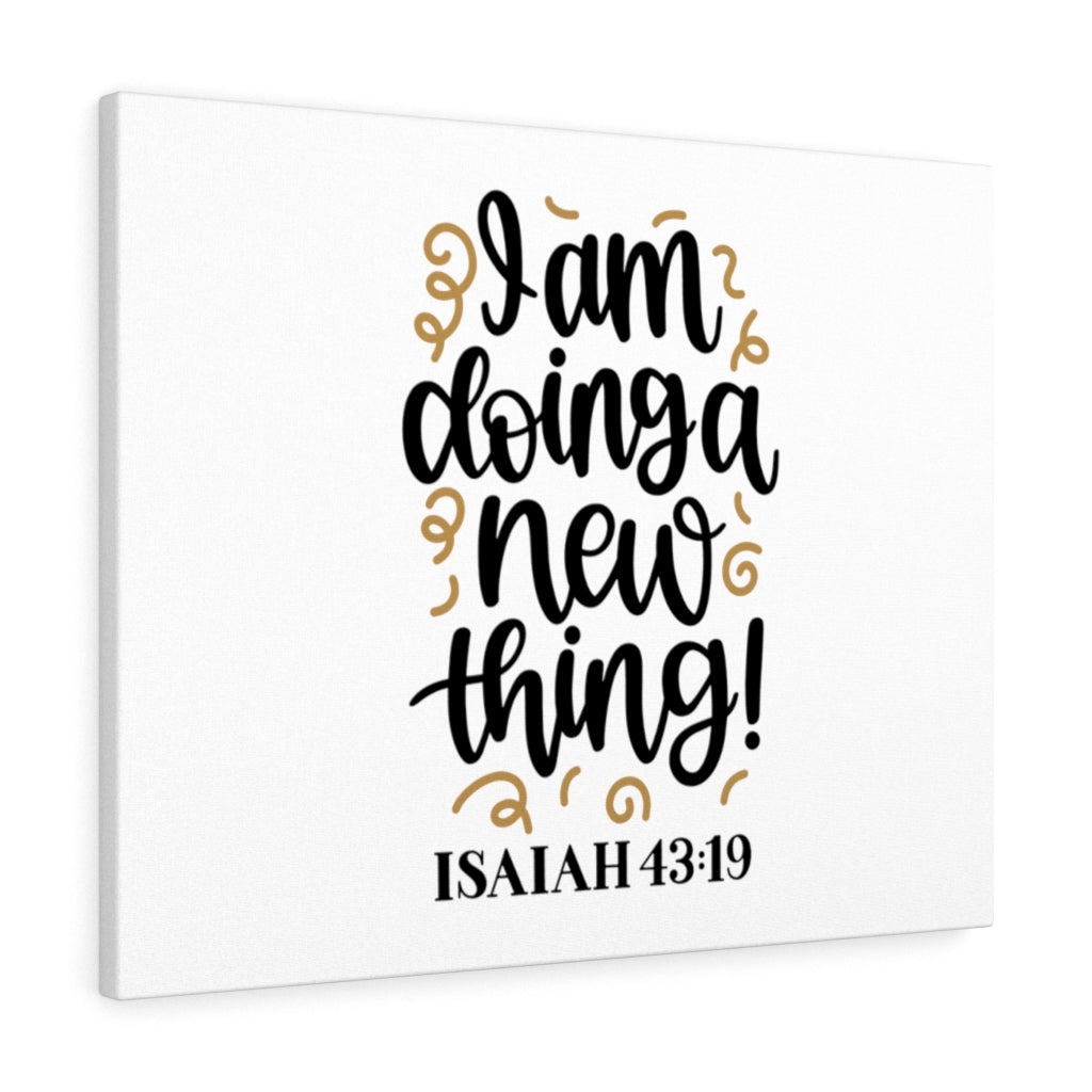 Scripture Walls New Thing Isaiah 43:19 Bible Verse Canvas Christian Wall Art Ready to Hang Unframed-Express Your Love Gifts