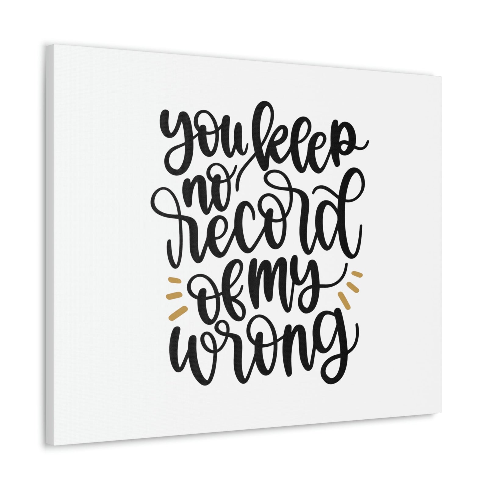 Scripture Walls No Record Of My Wrong 1 Corinthians 13:1 Christian Wall Art Bible Verse Print Ready to Hang Unframed-Express Your Love Gifts