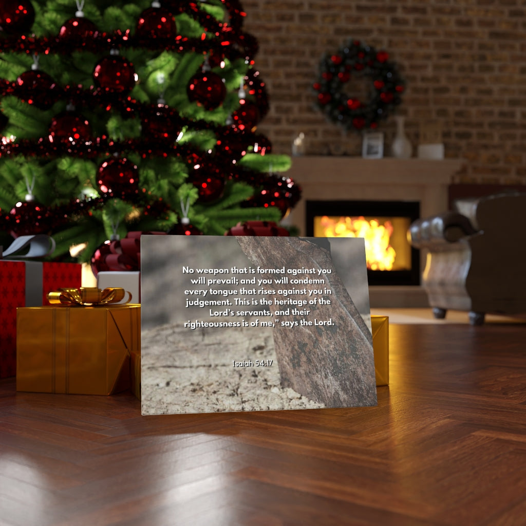 Scripture Walls No Weapon Formed Isaiah 54:17 Bible Verse Canvas Christian Wall Art Ready to Hang Unframed-Express Your Love Gifts