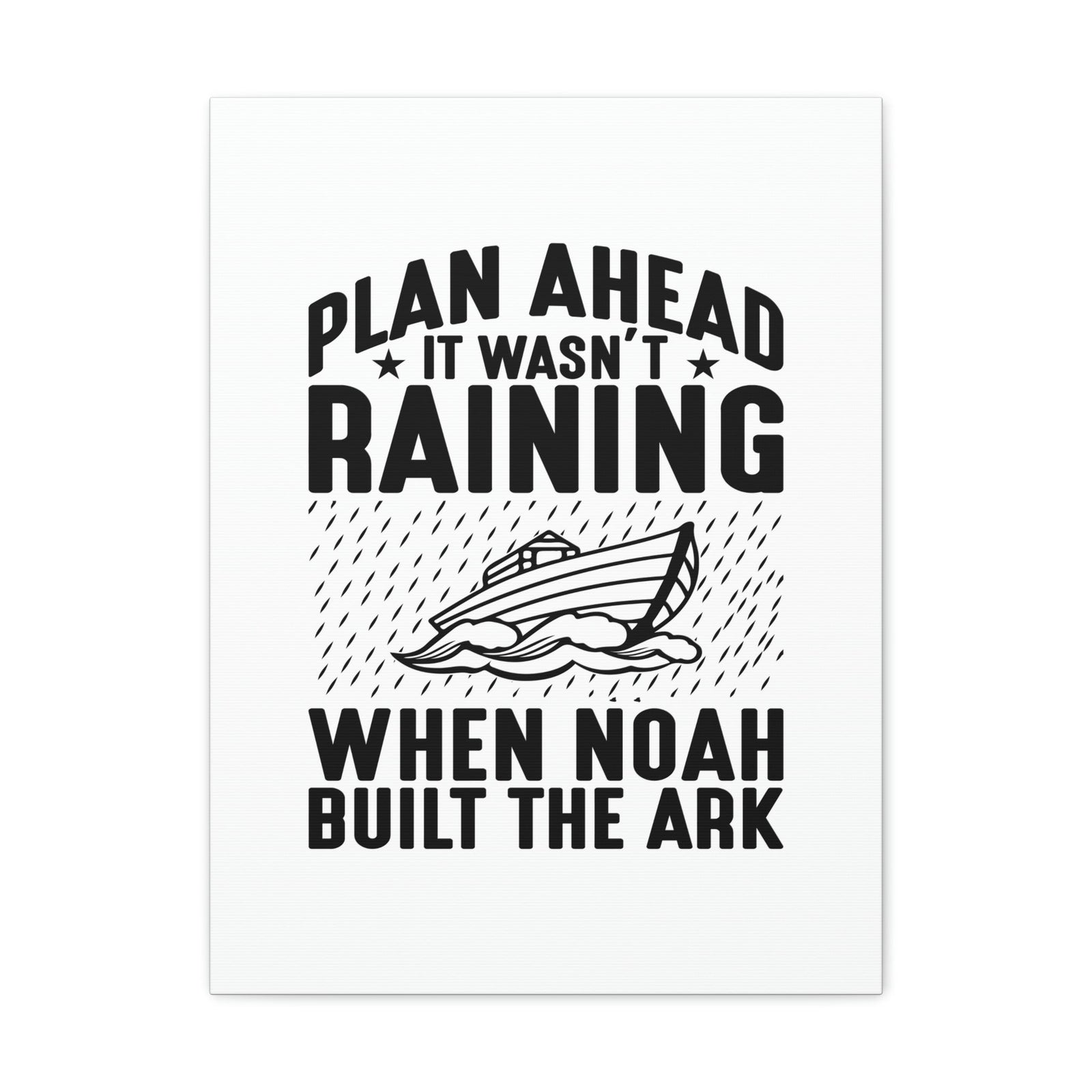 Scripture Walls Noah Built The Ark Hebrews 11:7 Christian Wall Art Bible Verse Print Ready to Hang Unframed-Express Your Love Gifts