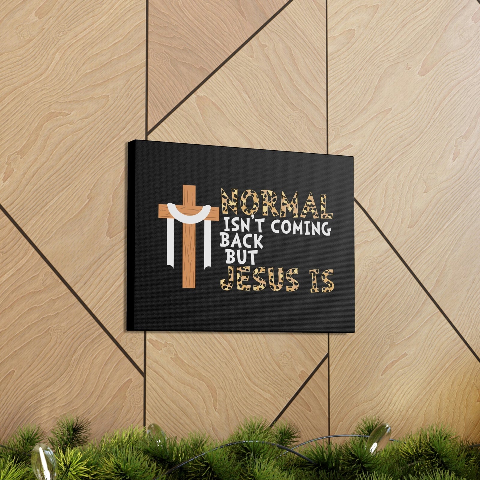 Scripture Walls Normal Isn't Coming Back Matthew 24:44 Christian Wall Art Bible Verse Print Ready to Hang Unframed-Express Your Love Gifts