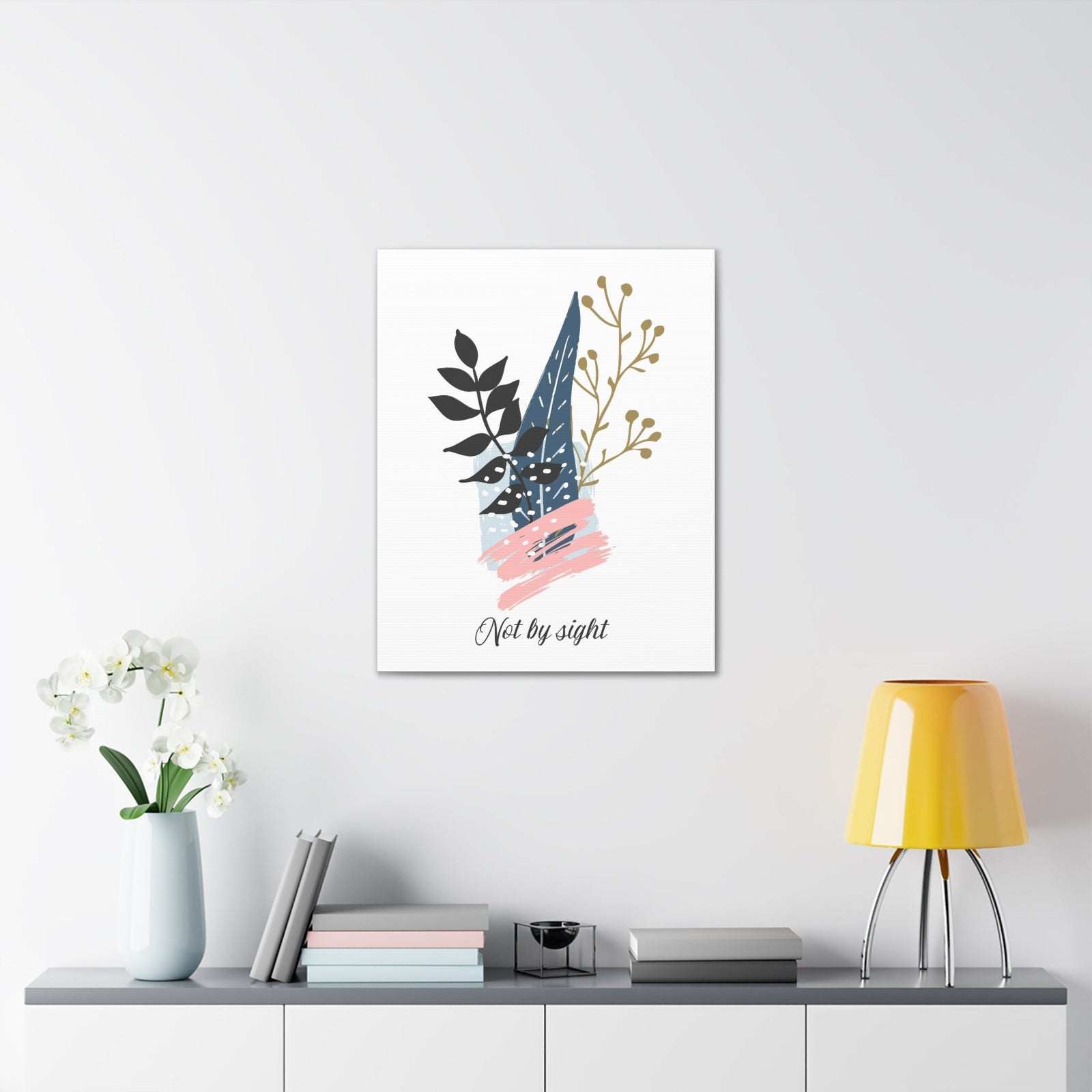 Scripture Walls Not By Sight 2 Corinthians 5:7 Christian Wall Art Bible Verse Print Ready to Hang Unframed-Express Your Love Gifts