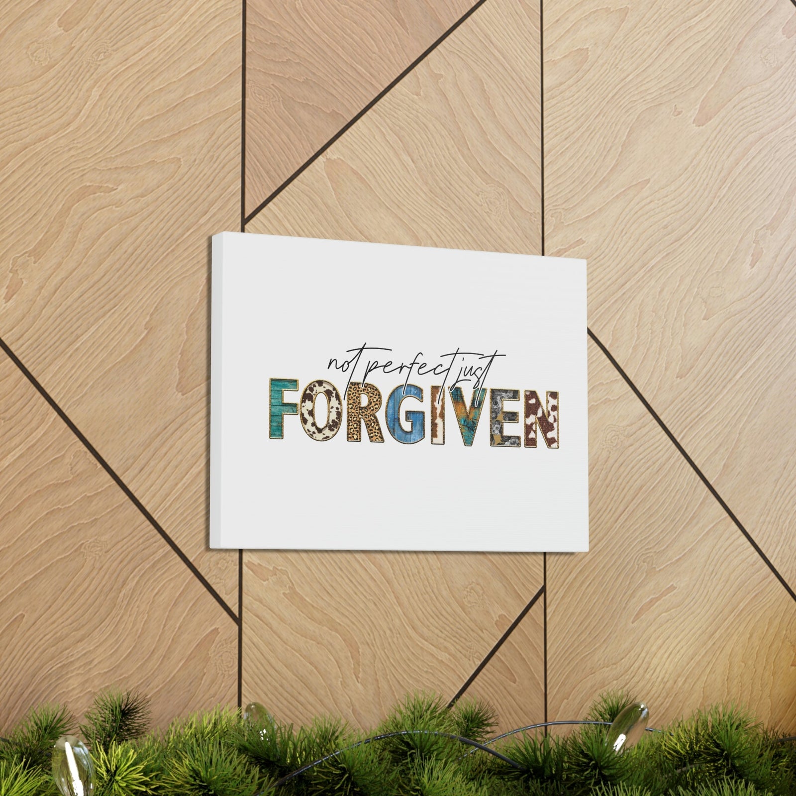 Scripture Walls Not Perfect Christian Wall Art Bible Verse Print Ready to Hang Unframed-Express Your Love Gifts