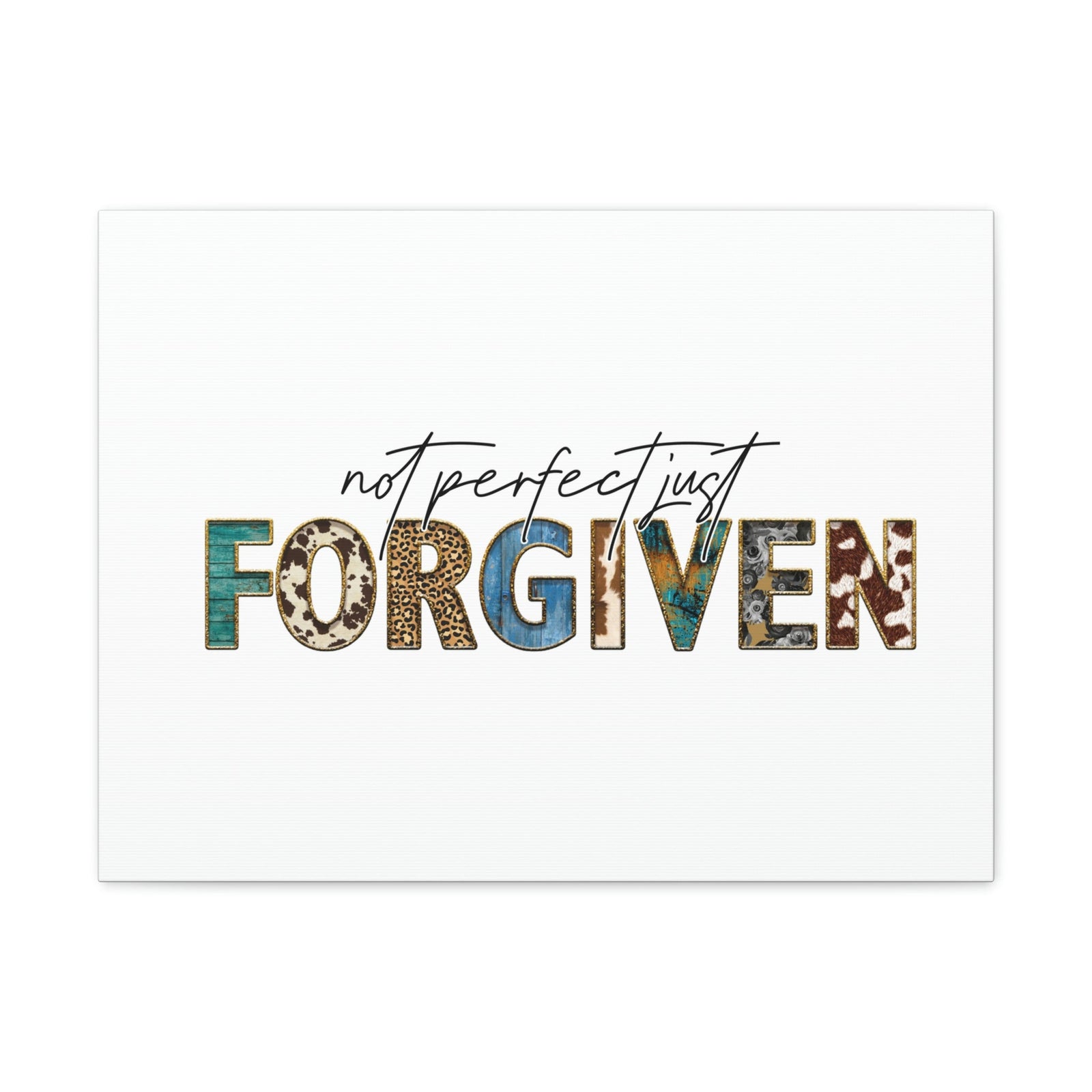 Scripture Walls Not Perfect Christian Wall Art Bible Verse Print Ready to Hang Unframed-Express Your Love Gifts