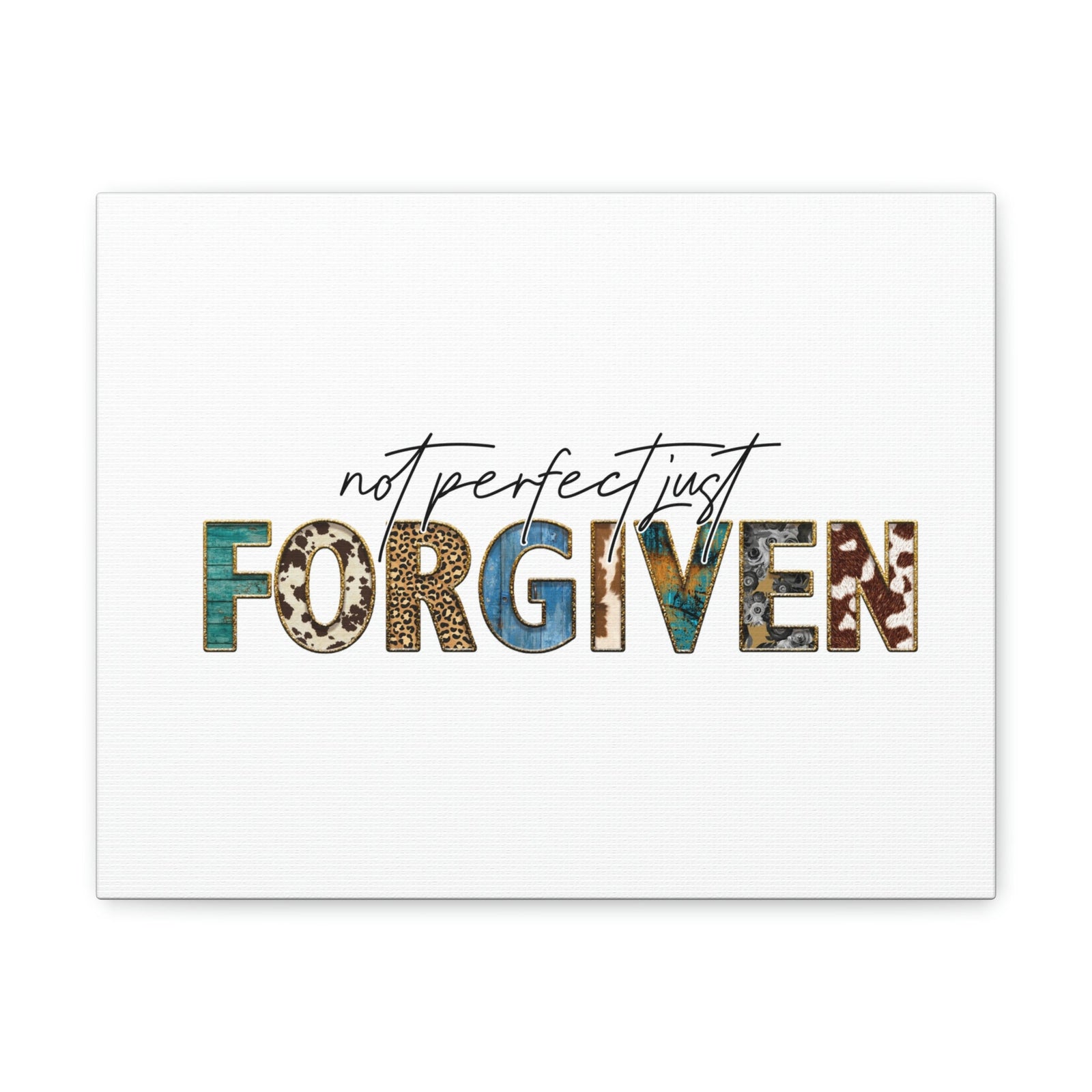 Scripture Walls Not Perfect Christian Wall Art Bible Verse Print Ready to Hang Unframed-Express Your Love Gifts