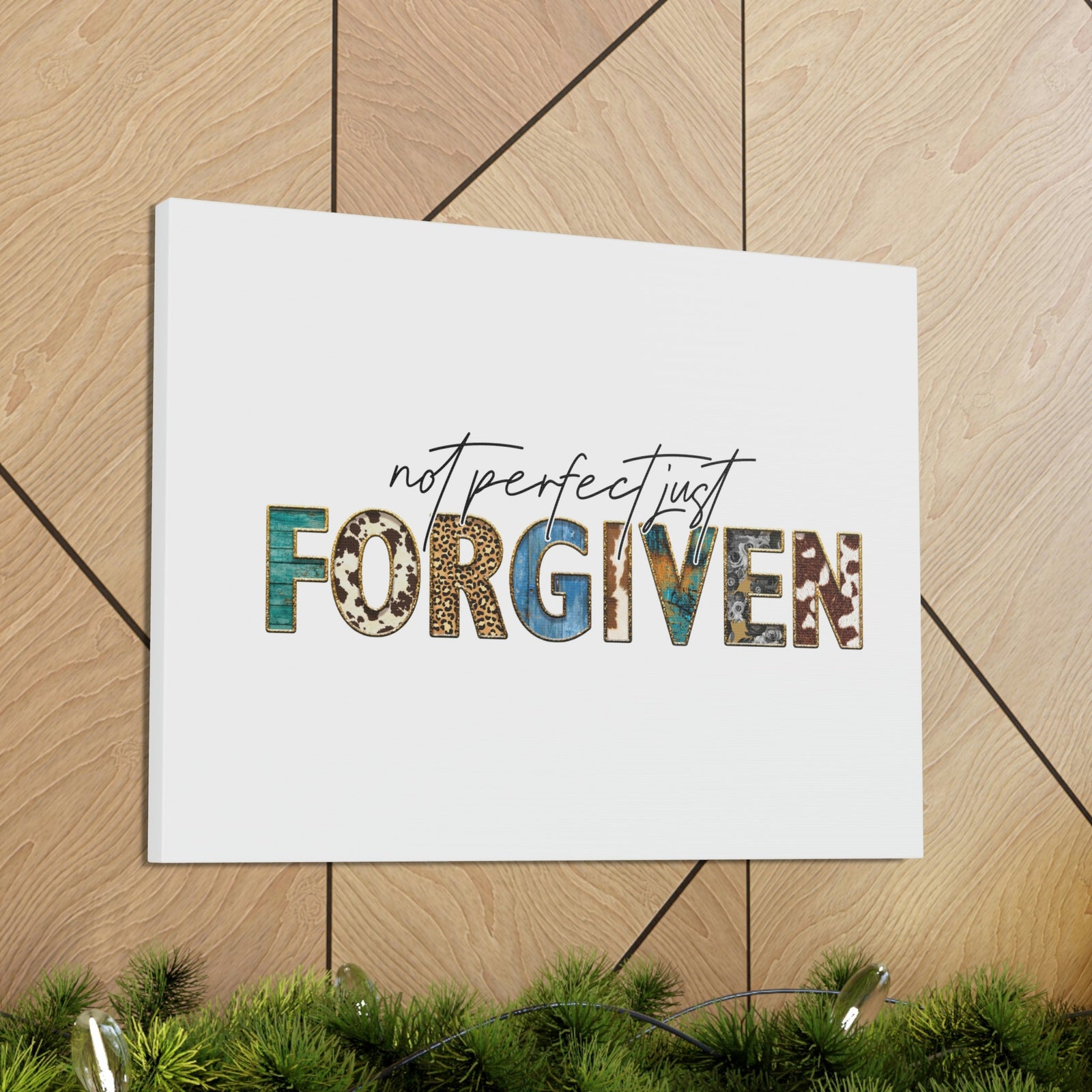 Scripture Walls Not Perfect Christian Wall Art Bible Verse Print Ready to Hang Unframed-Express Your Love Gifts