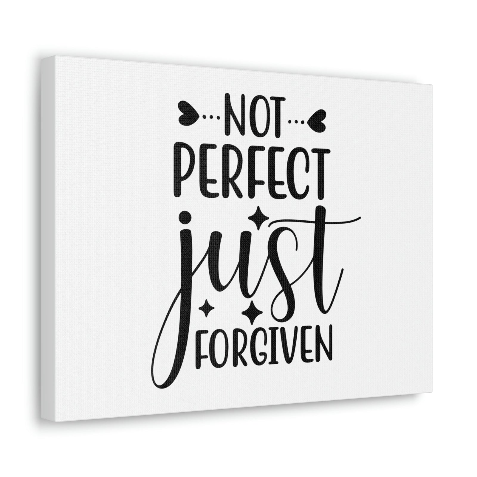 Scripture Walls Not Perfect Just Forgiven 1 John 1:9 Christian Wall Art Print Ready to Hang Unframed-Express Your Love Gifts