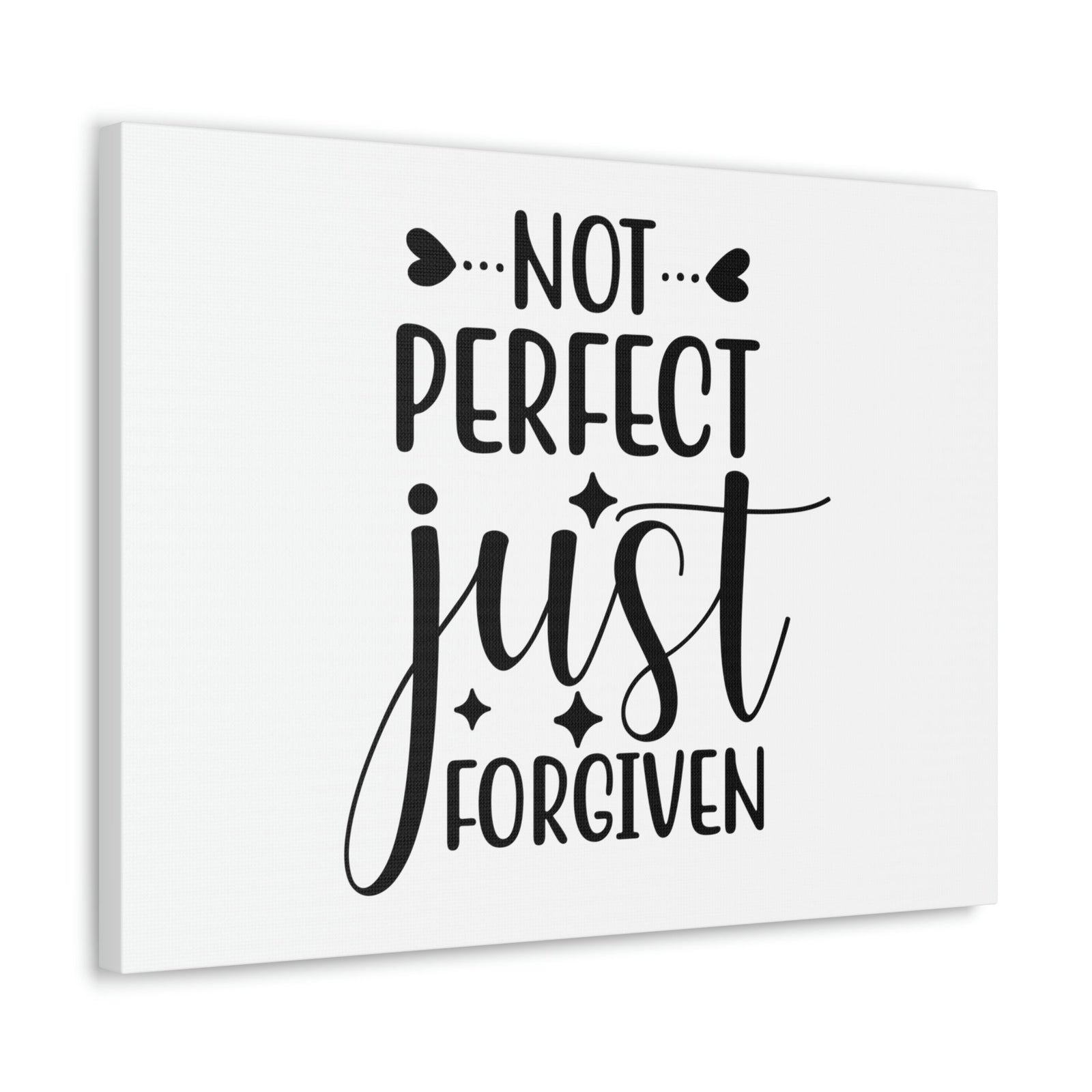Scripture Walls Not Perfect Just Forgiven 1 John 1:9 Christian Wall Art Print Ready to Hang Unframed-Express Your Love Gifts