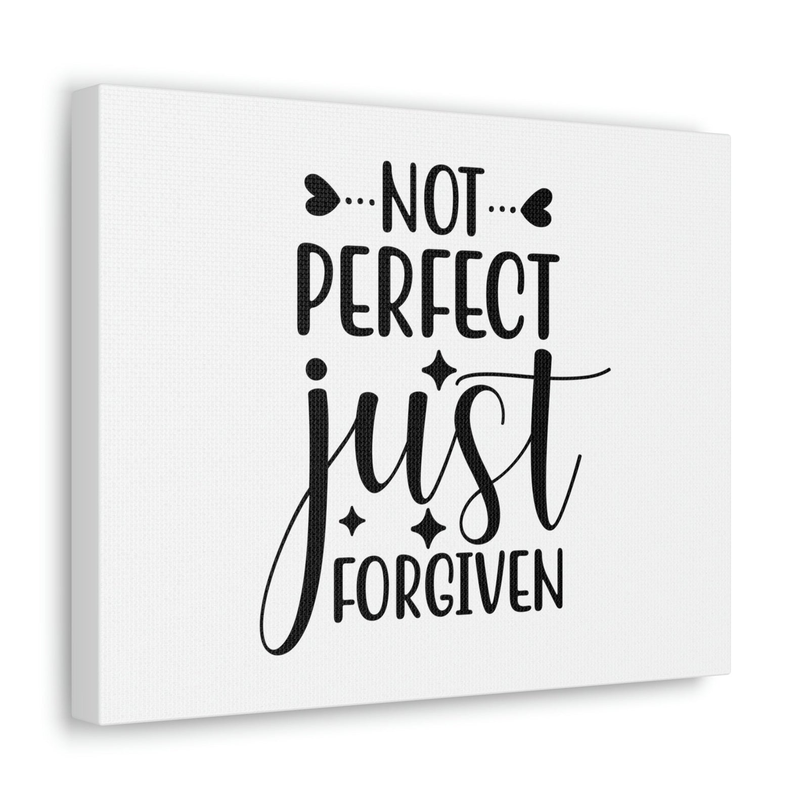 Scripture Walls Not Perfect Just Forgiven 1 John 1:9 Christian Wall Art Print Ready to Hang Unframed-Express Your Love Gifts