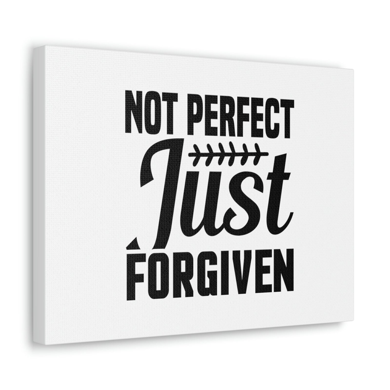Scripture Walls Not Perfect, Just Forgiven 1 John 2:12 Leaves Christian Wall Art Bible Verse Print Ready to Hang Unframed-Express Your Love Gifts