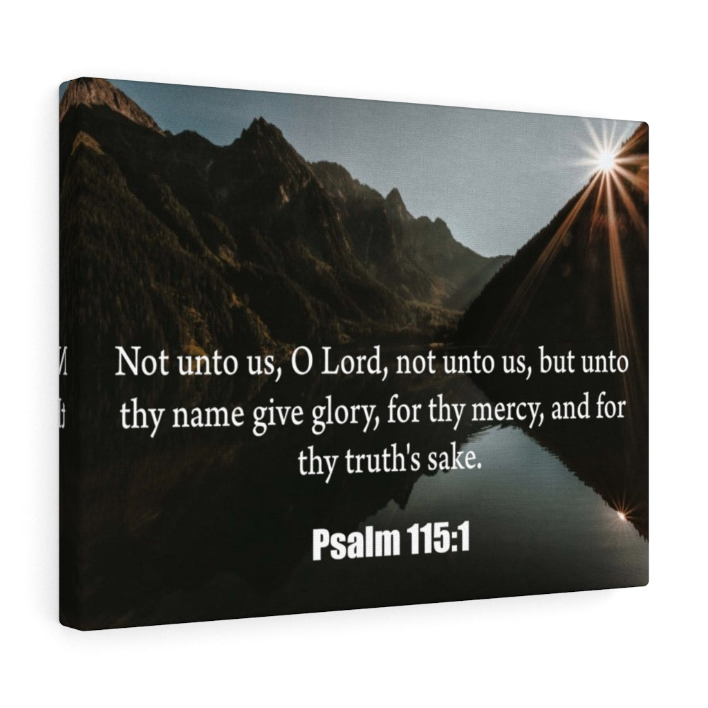 Scripture Walls Not Unto Us Isaiah 41:10 Bible Verse Canvas Christian Wall Art Ready to Hang Unframed-Express Your Love Gifts