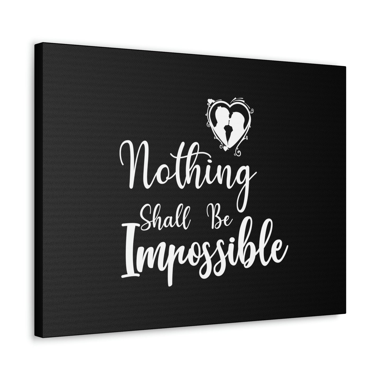 Scripture Walls Nothing Shall Be Impossible Matthew 19:26 Christian Wall Art Bible Verse Print Ready to Hang Unframed-Express Your Love Gifts