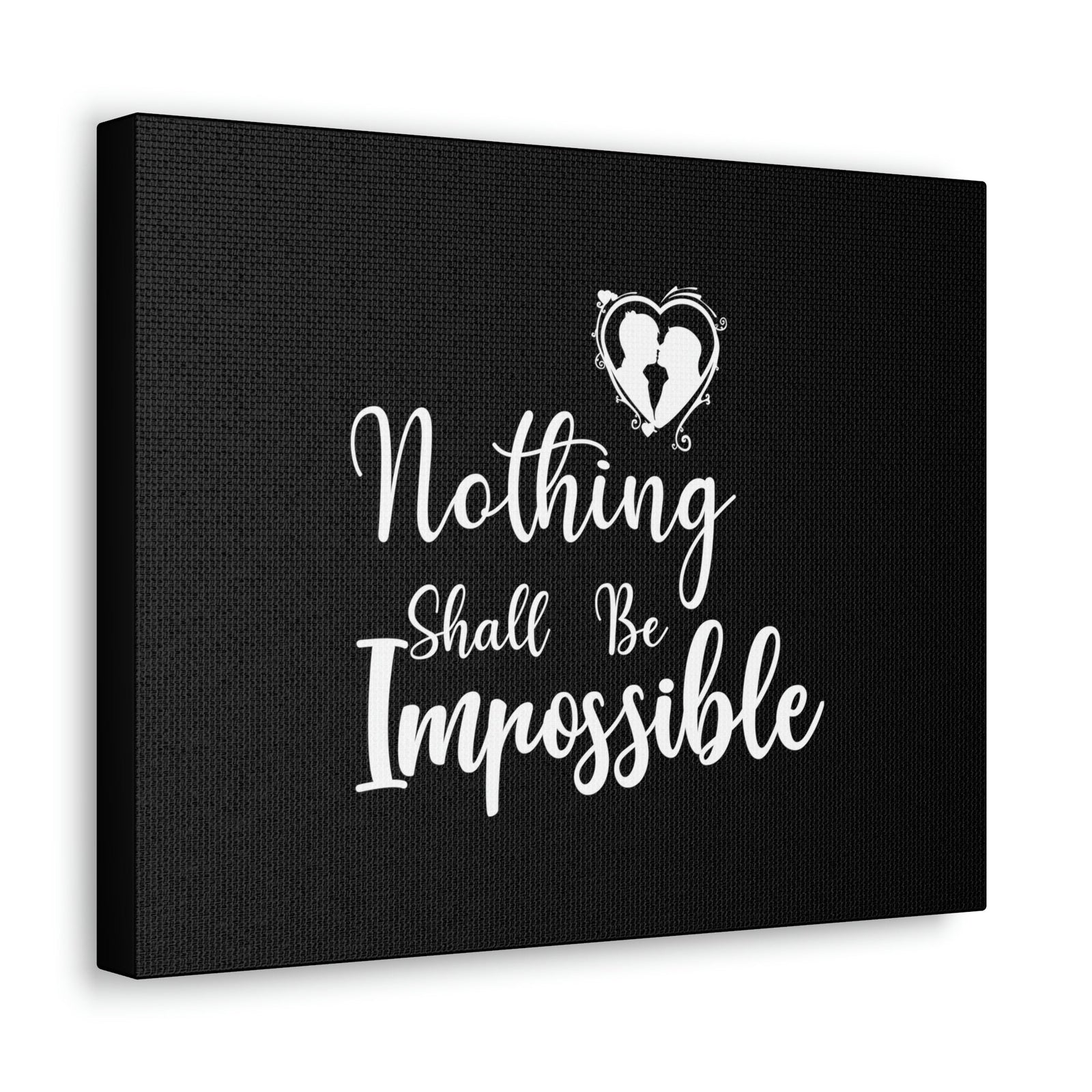 Scripture Walls Nothing Shall Be Impossible Matthew 19:26 Christian Wall Art Bible Verse Print Ready to Hang Unframed-Express Your Love Gifts