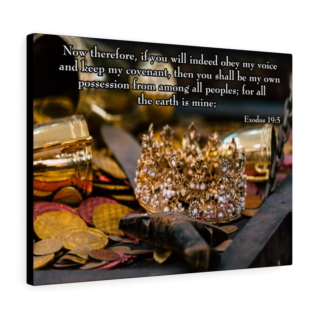 Scripture Walls Obey My Voice Exodus 19:5 Wall Art Christian Home Decor Unframed-Express Your Love Gifts