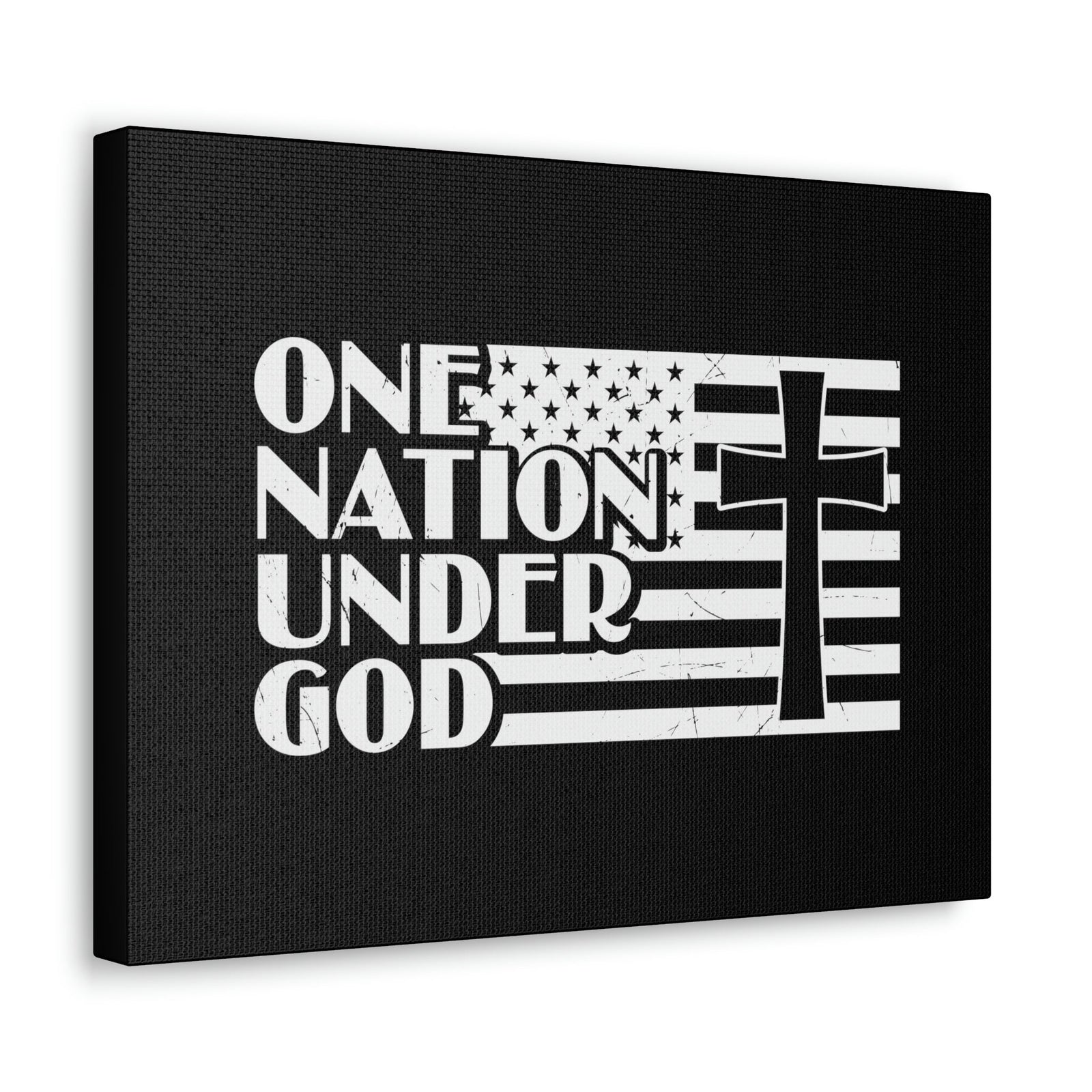 Scripture Walls One Nation Under God Matthew 28:18 Christian Wall Art Bible Verse Print Ready to Hang Unframed-Express Your Love Gifts