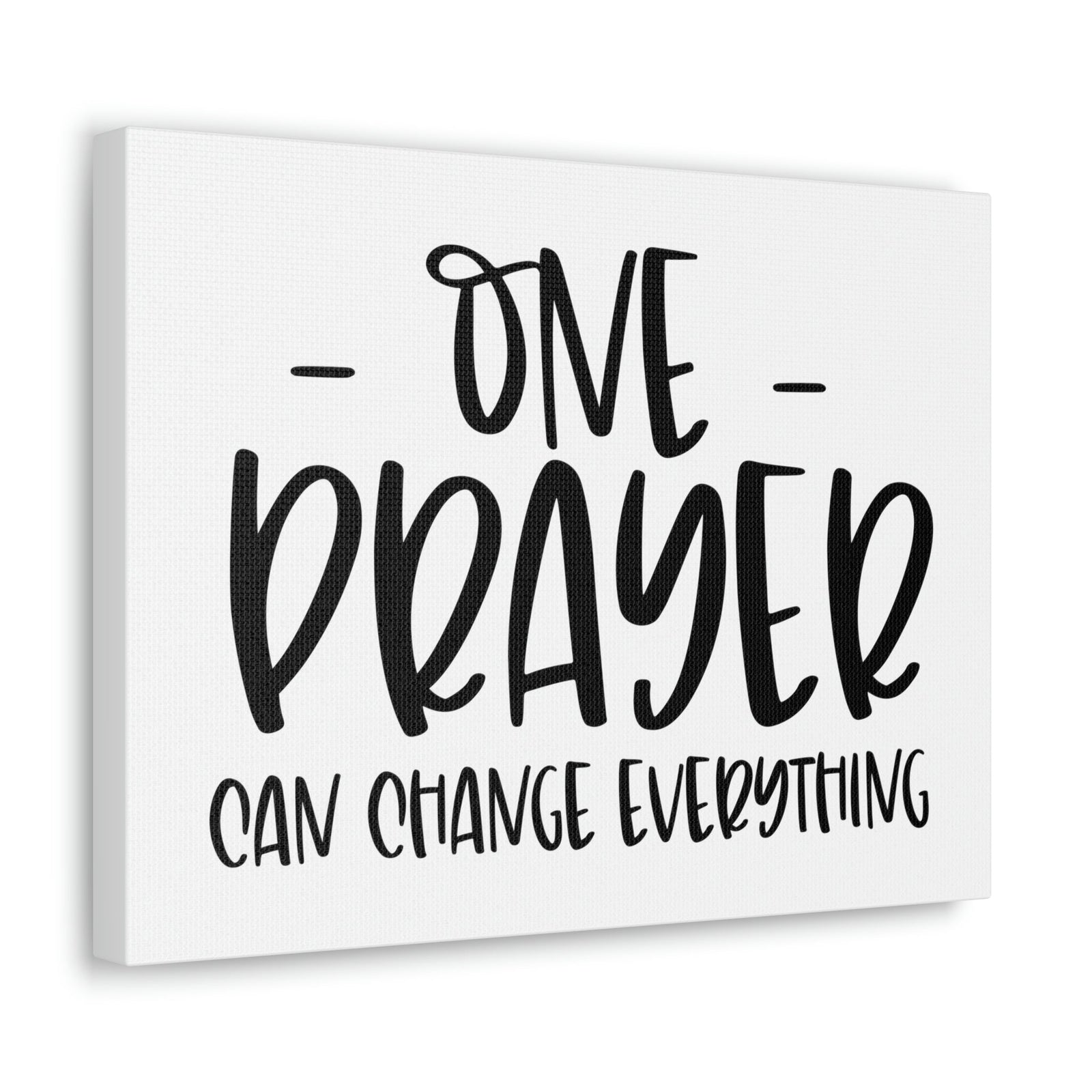 Scripture Walls One Prayer Can Change Everything Matthew 21:22 Christian Wall Art Print Ready to Hang Unframed-Express Your Love Gifts