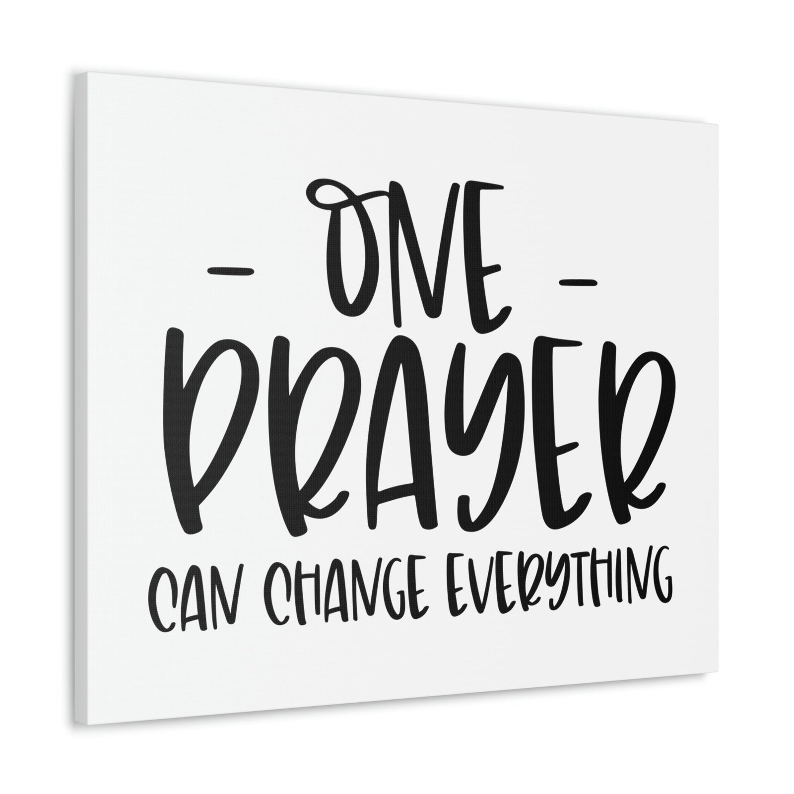 Scripture Walls One Prayer Can Change Everything Matthew 21:22 Christian Wall Art Print Ready to Hang Unframed-Express Your Love Gifts