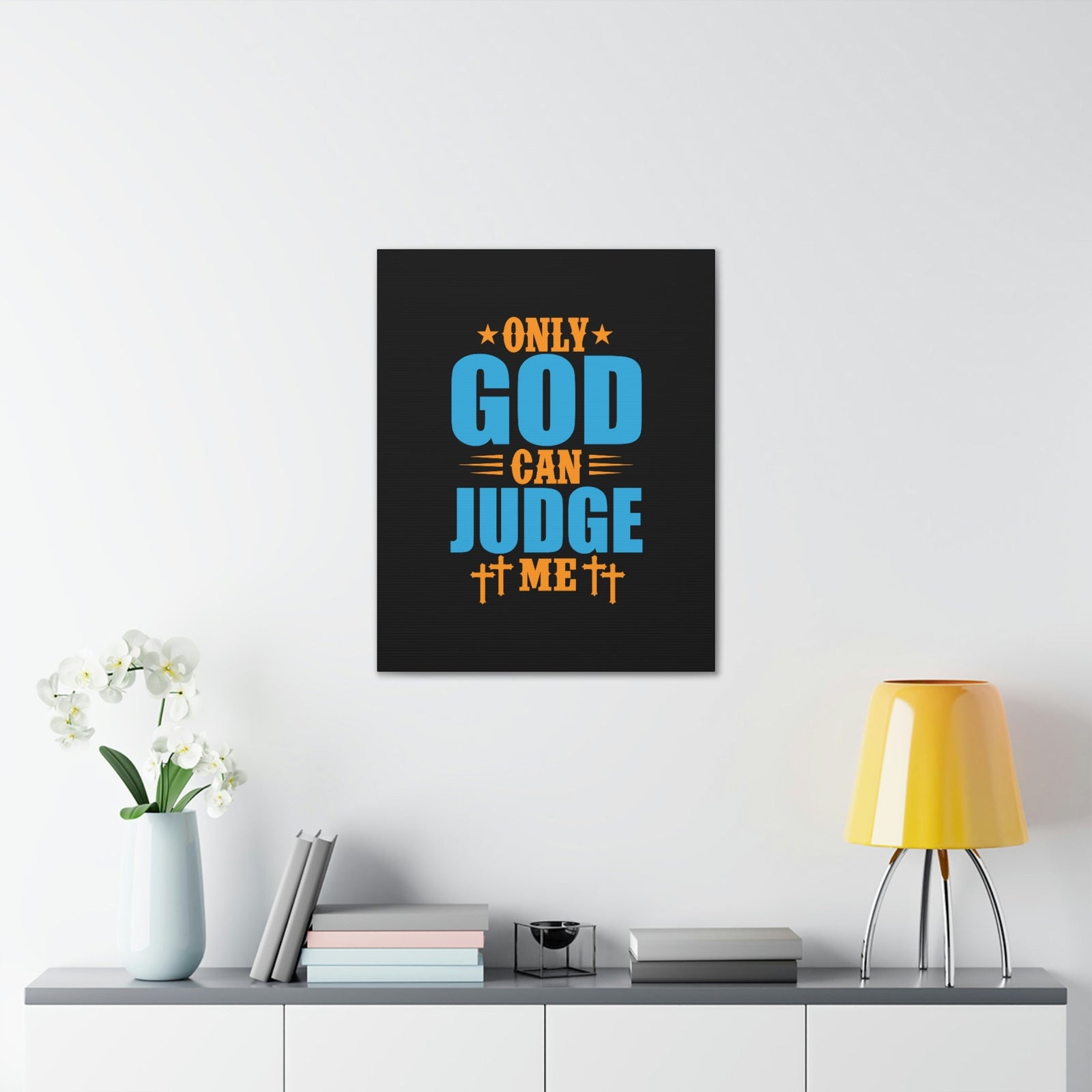 Scripture Walls Only God Can Judge Me James 4:12 Christian Wall Art Bible Verse Print Ready to Hang Unframed-Express Your Love Gifts