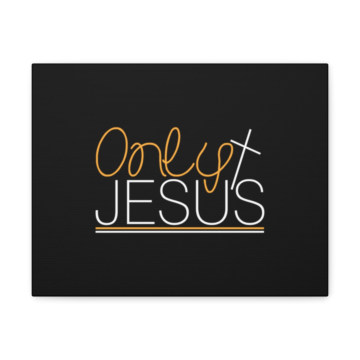 Scripture Walls Only Jesus John 1:1 Christian Wall Art Bible Verse Print Ready to Hang Unframed-Express Your Love Gifts