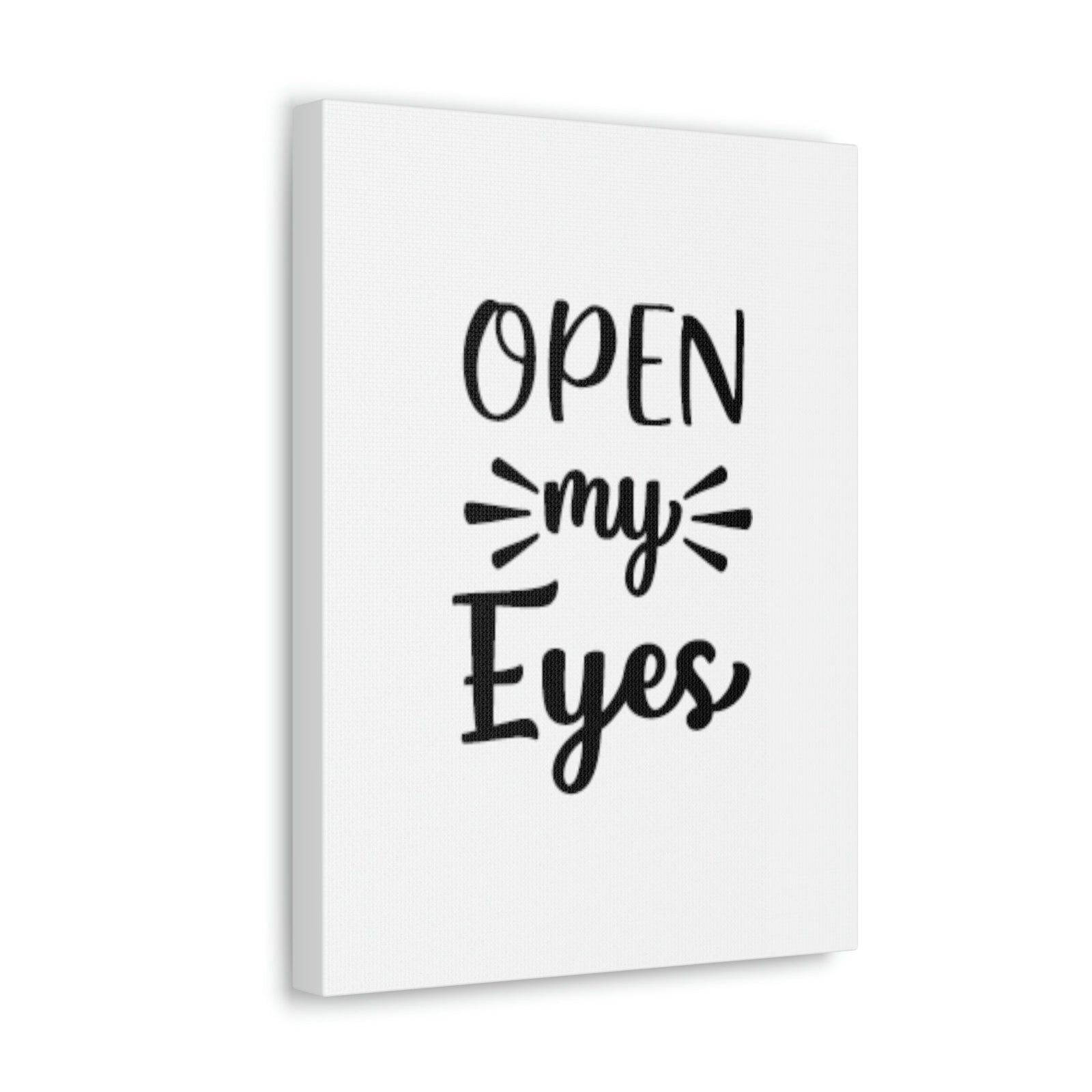 Scripture Walls Open My Eyes Psalm 119:18 Cursive Christian Wall Art Bible Verse Print Ready to Hang Unframed-Express Your Love Gifts