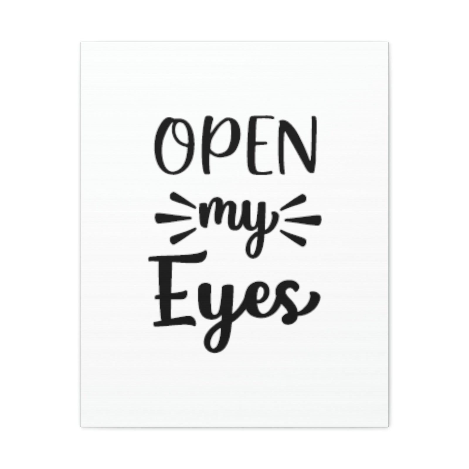 Scripture Walls Open My Eyes Psalm 119:18 Cursive Christian Wall Art Bible Verse Print Ready to Hang Unframed-Express Your Love Gifts