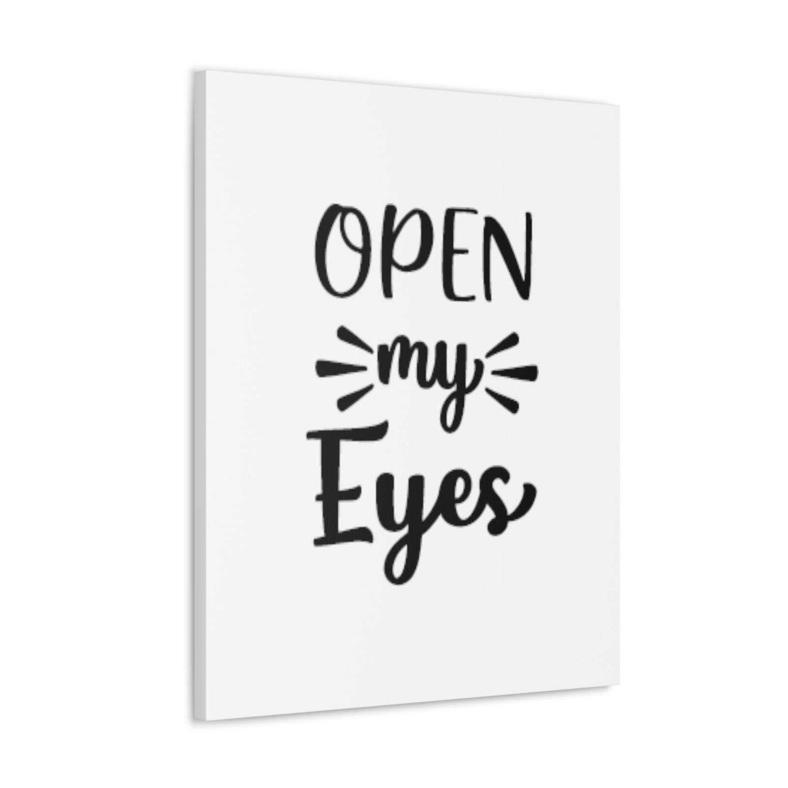 Scripture Walls Open My Eyes Psalm 119:18 Cursive Christian Wall Art Bible Verse Print Ready to Hang Unframed-Express Your Love Gifts