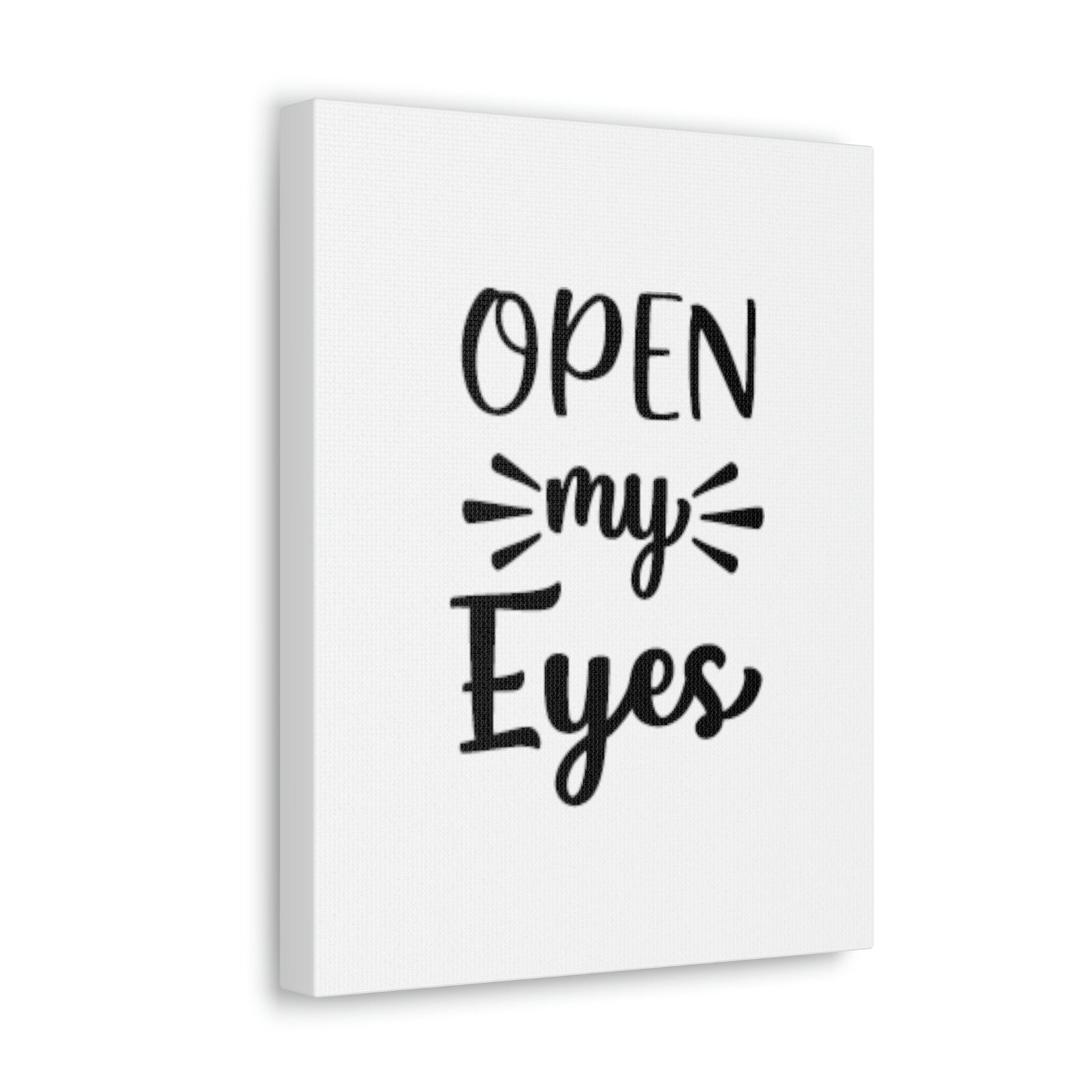 Scripture Walls Open My Eyes Psalm 119:18 Cursive Christian Wall Art Bible Verse Print Ready to Hang Unframed-Express Your Love Gifts