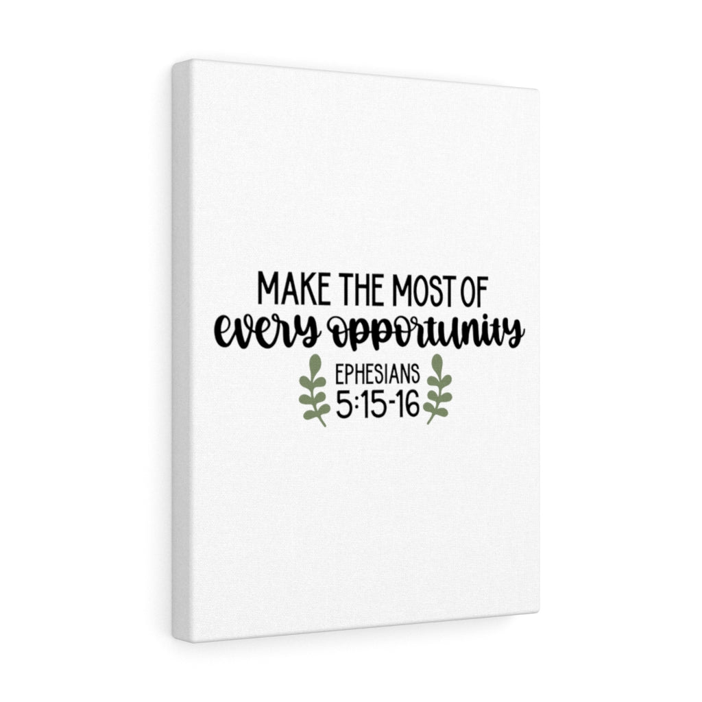 Scripture Walls Opportunity Ephesians 5:15-16 Bible Verse Canvas Christian Wall Art Ready to Hang Unframed-Express Your Love Gifts