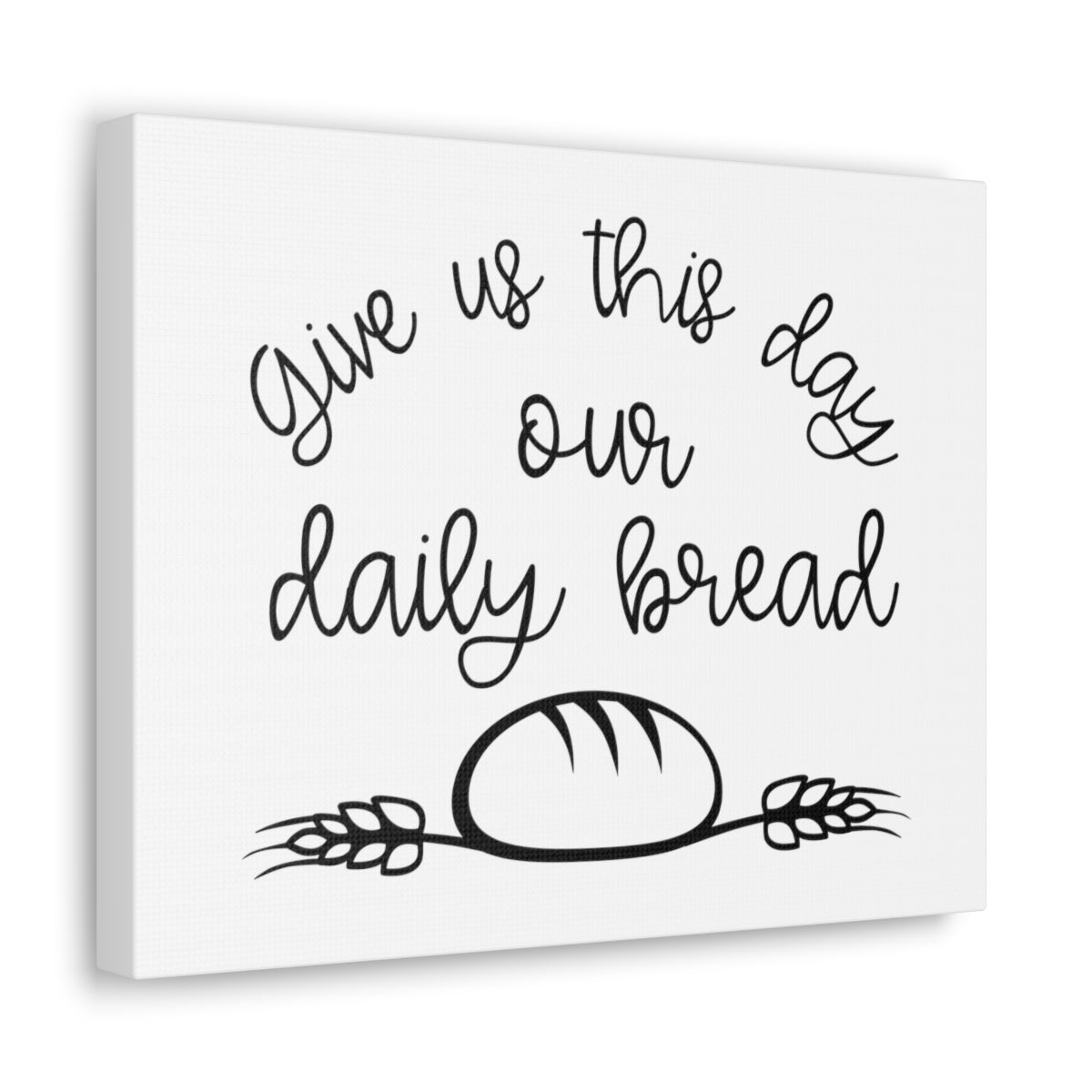 Scripture Walls Our Daily Bread Matthew 6:11 Christian Wall Art Print Ready to Hang Unframed-Express Your Love Gifts