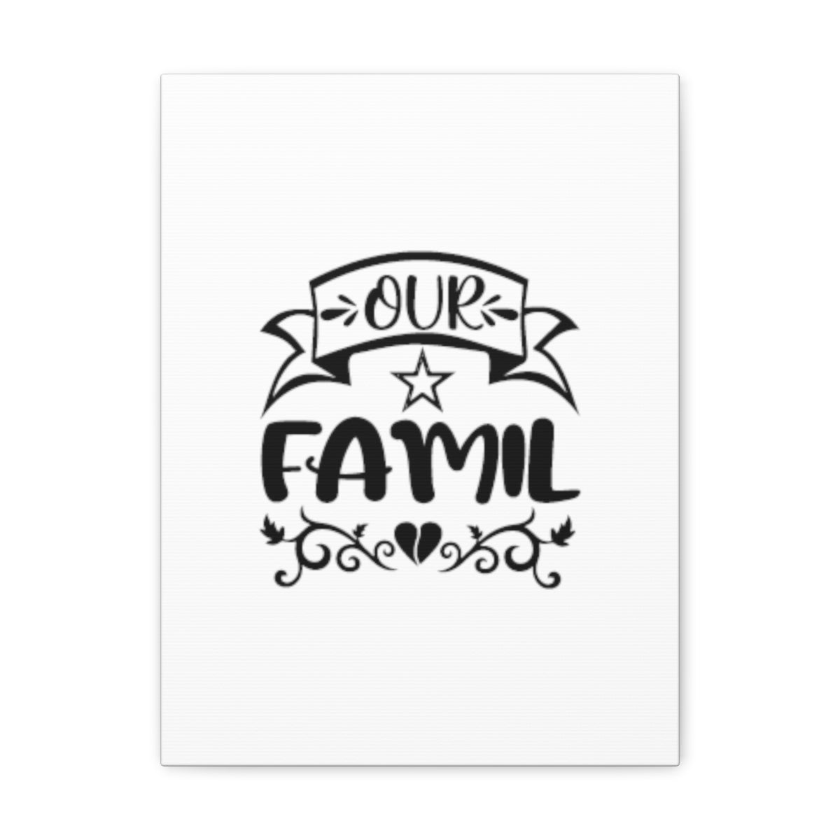 Scripture Walls Our Family 1 John 4:20 Christian Wall Art Bible Verse Print Ready to Hang Unframed-Express Your Love Gifts